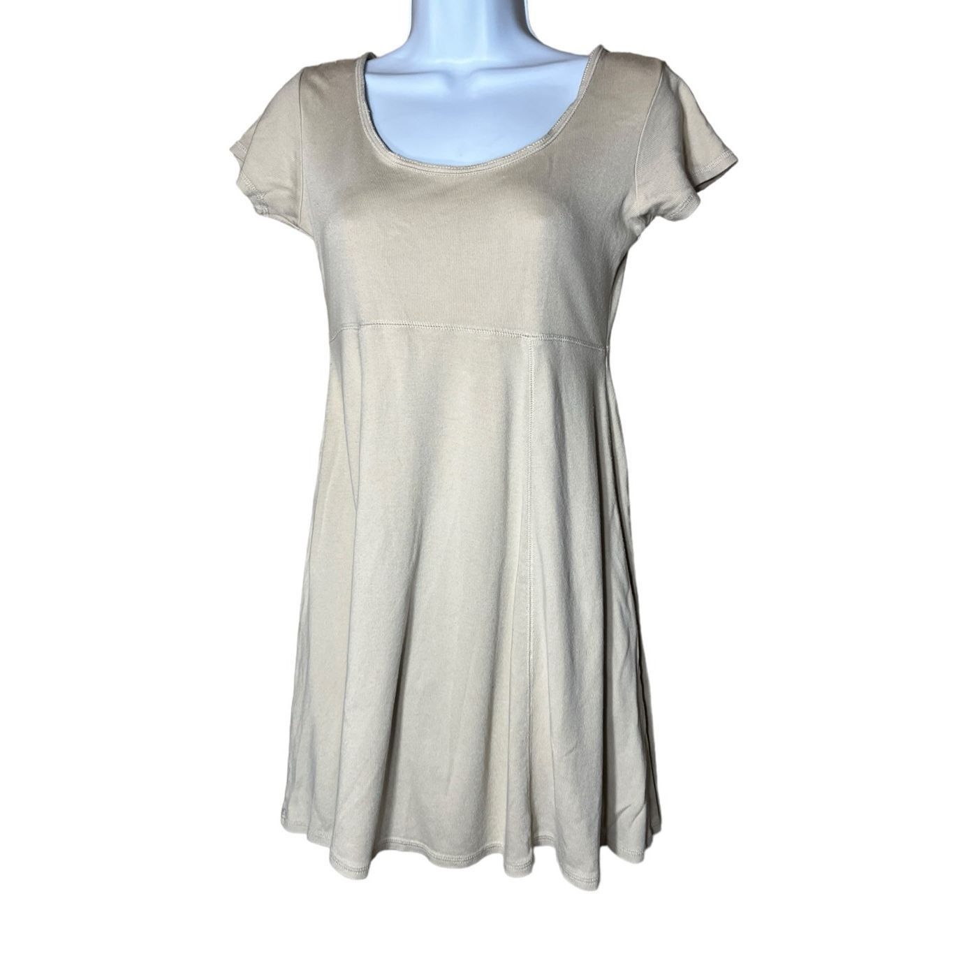 Nordstrom BP Nordstrom Y2K Tan Fit and Flare Dress Size M Size M / US 6-8 / IT 42-44 - 1 Thumbnail