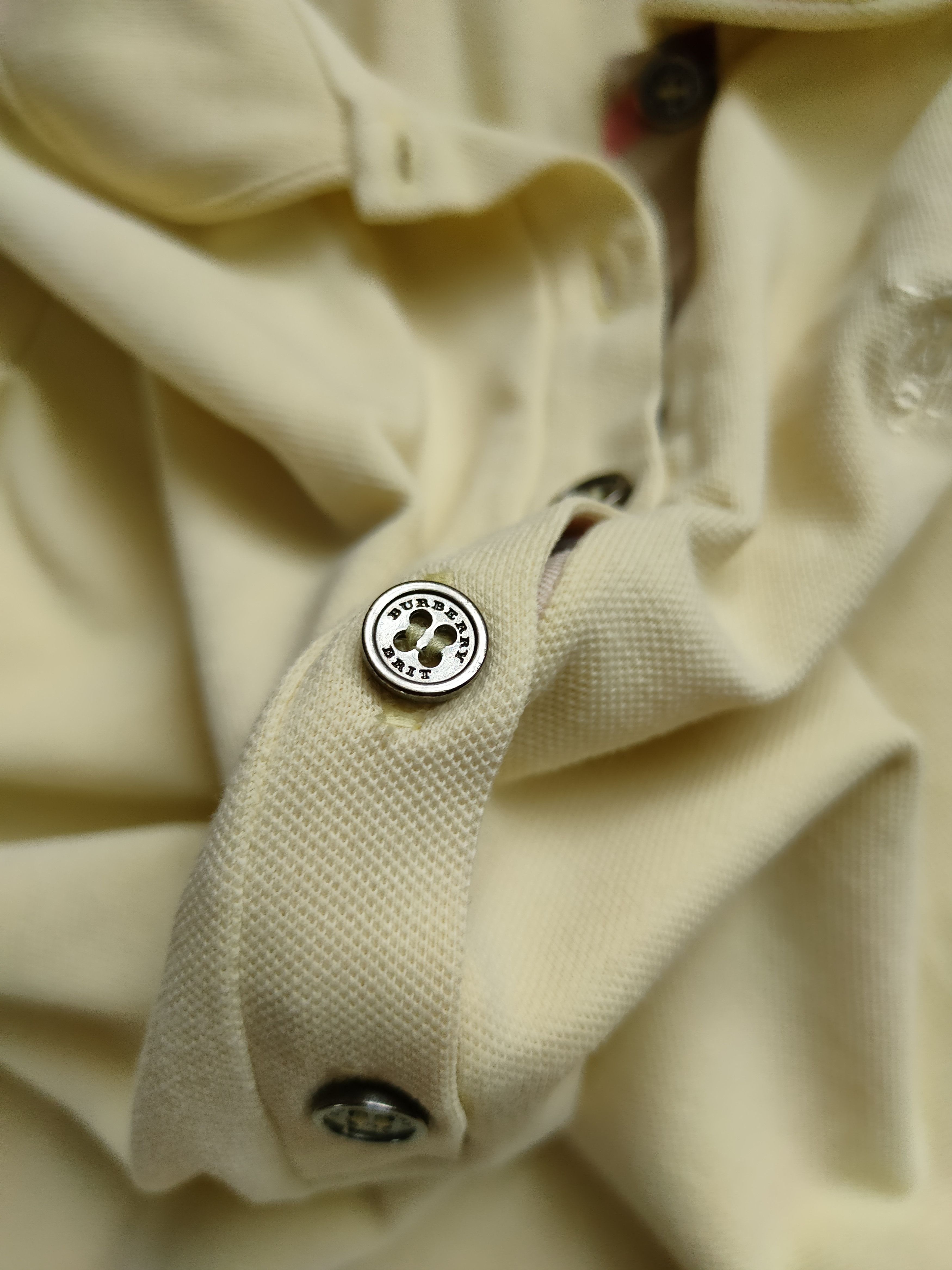 Burberry Women's Vintage Burberry Brit M T Shirt Polo Burberry Size M / US 6-8 / IT 42-44 - 4 Thumbnail