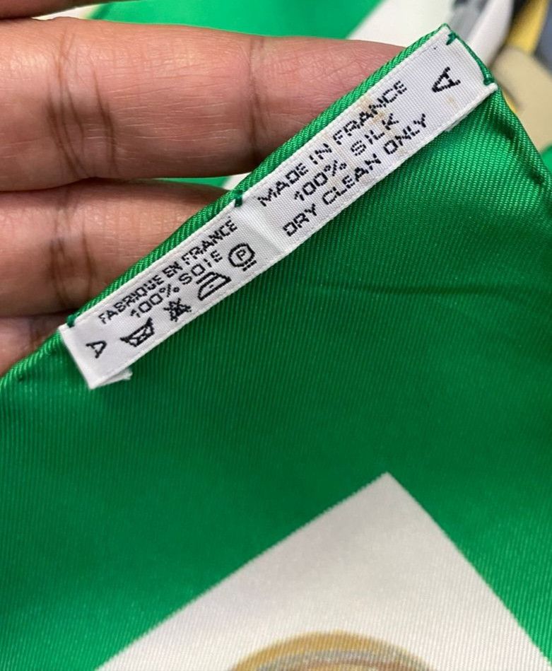 Hermes Hermes Silk Scarf By Created Phillipe Ledoux Hand Rolled Size ONE SIZE - 20 Thumbnail