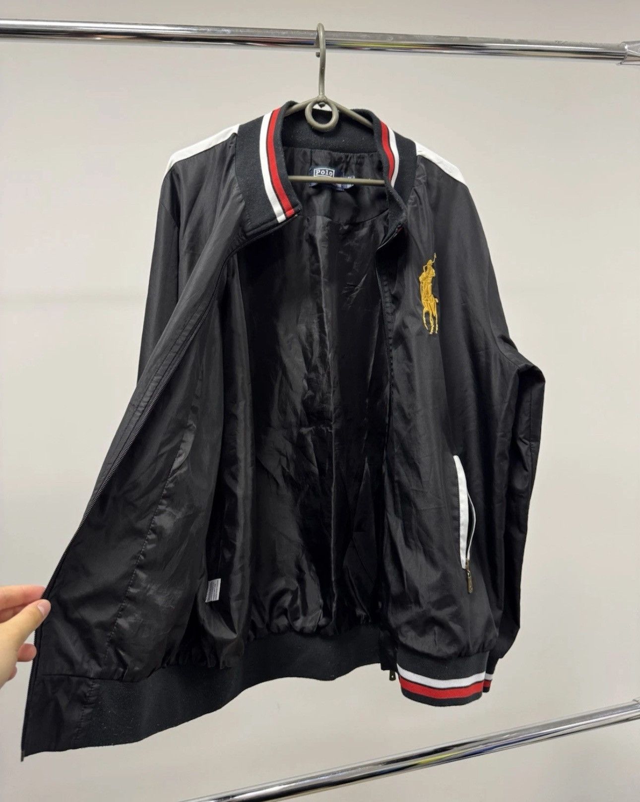 Polo Ralph Lauren Vintage Polo Ralph Lauren County Riders Nylon Track Jacket Size US L / EU 52-54 / 3 - 7 Thumbnail