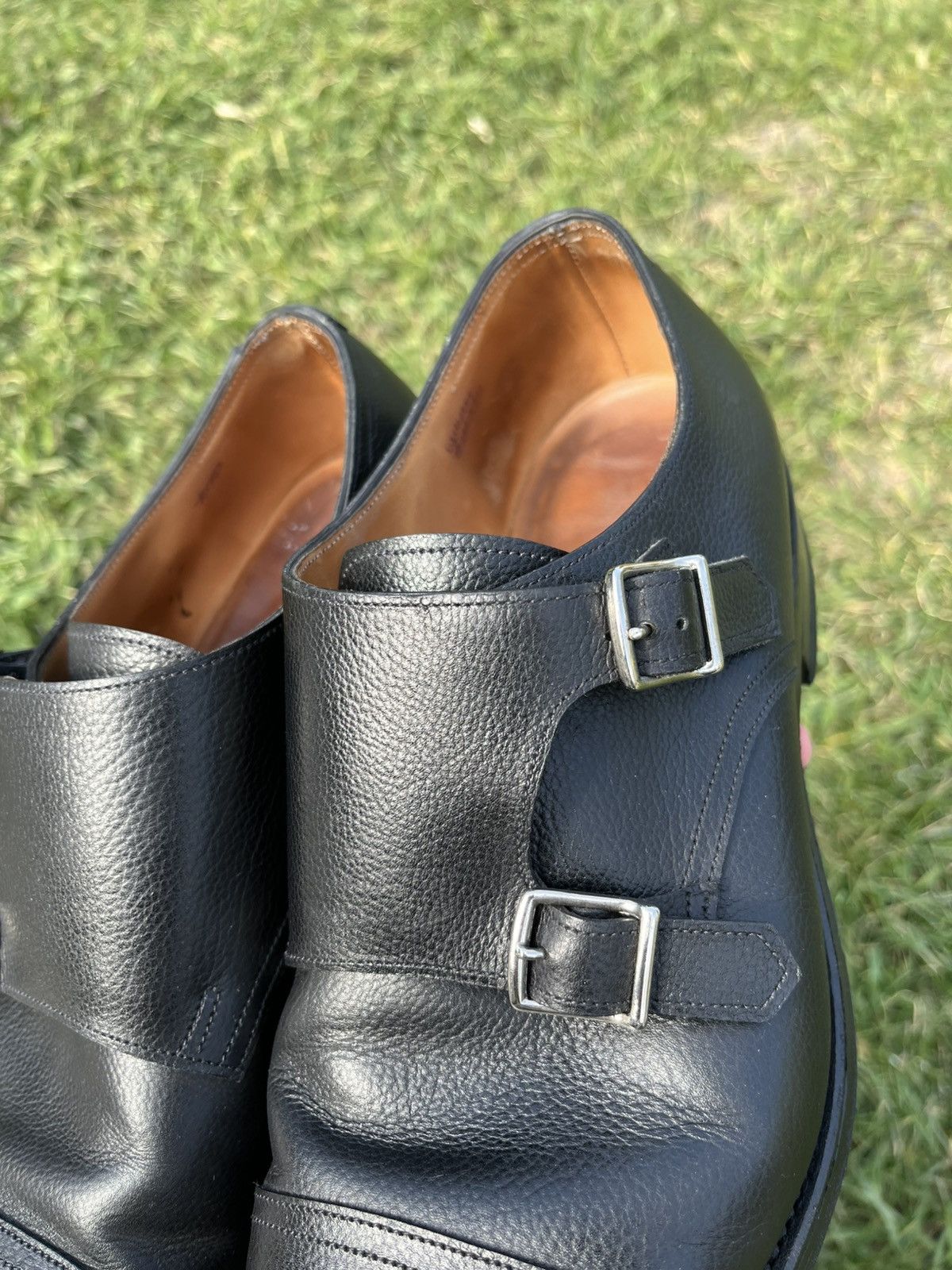 John Lobb John Lobb William Double Monk Strap Leather Shoes Size US 9.5 / EU 42-43 - 5 Thumbnail