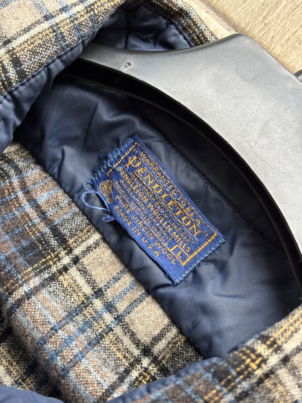 Pendleton Vintage Pendleton Virgin Wool Plaid Shirt Jacket Made in USA Size US L / EU 52-54 / 3 - 9 Thumbnail