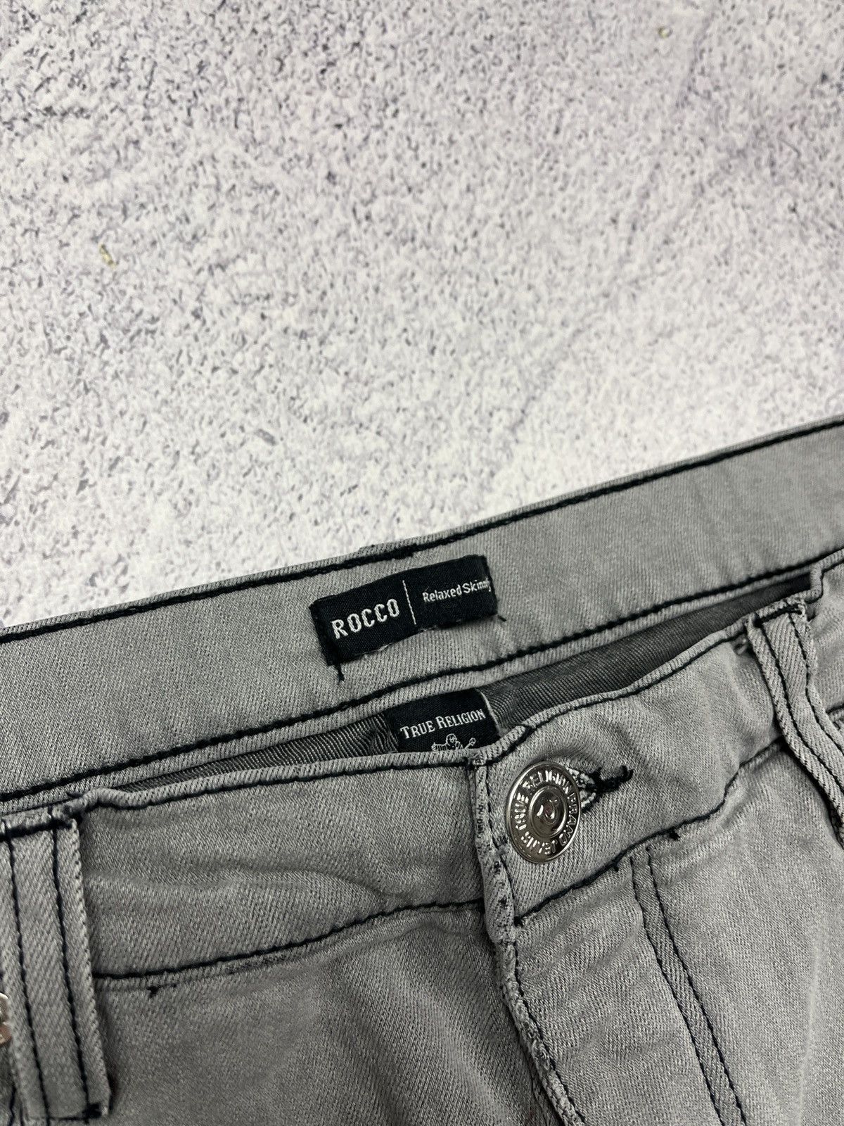 Japanese Brand × True Religion True Religion Rocco Distressed Relaxed Skinny Jeans Y2k Rare Size US 34 / EU 50 - 7 Thumbnail