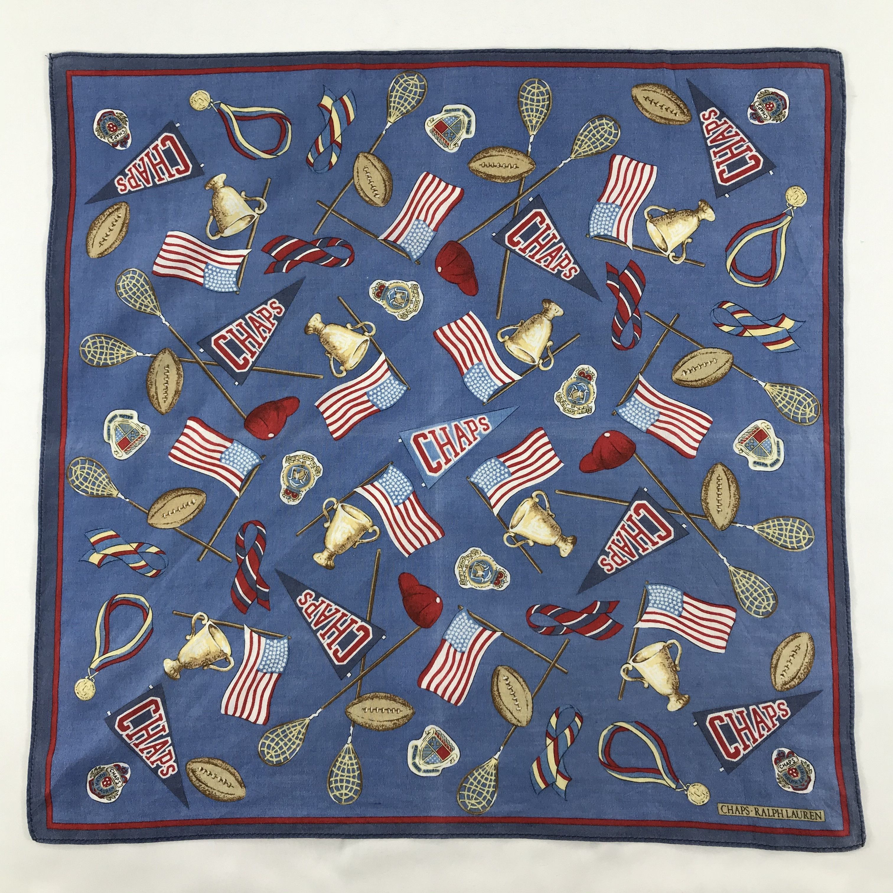 Chaps Ralph Lauren × Vintage Chaps Ralph Lauren Handkerchief / Neckerchief / Bandana Size ONE SIZE - 3 Thumbnail