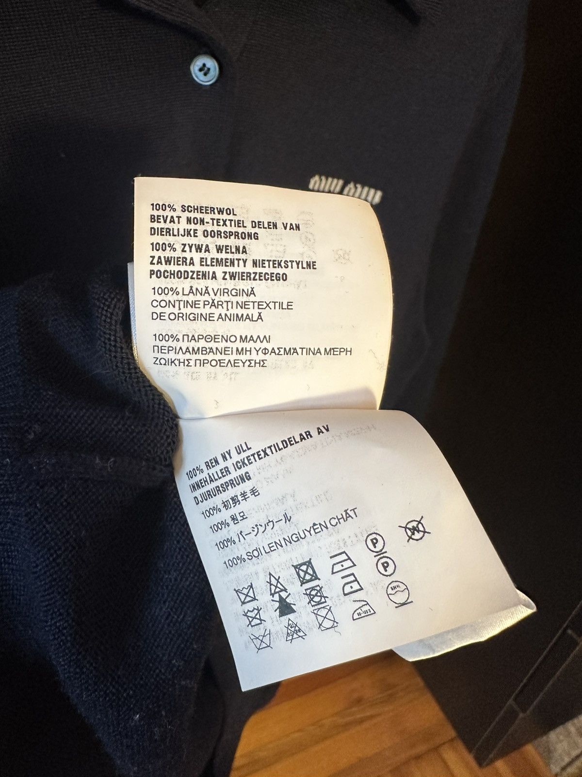 Miu Miu FW/24 Wool Knit Polo Shirt Size US S / EU 44-46 / 1 - 14 Thumbnail