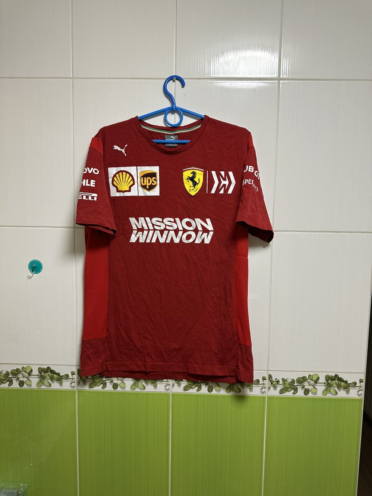 Ferrari × Formula 1 Puma Scuderia Ferrari Racing T shirt Mission Winnow Size US L / EU 52-54 / 3 - 1 Thumbnail