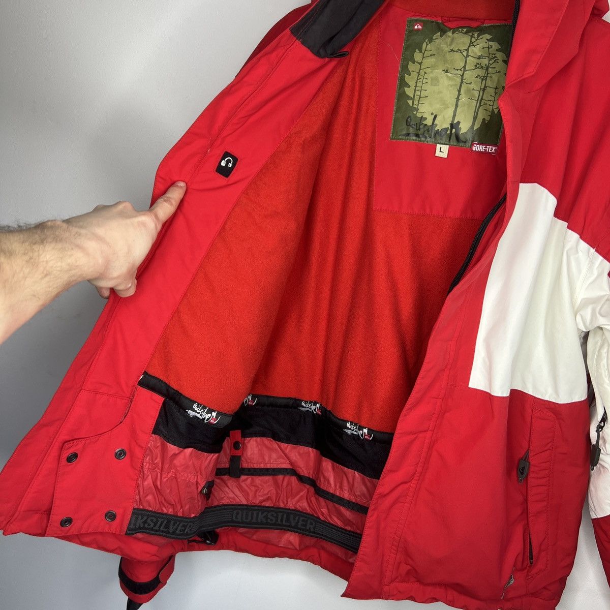 Goretex × Quiksilver × Vintage Vintage Quicksilver Gortex Snow Winter Ski Jacket Y2K Size US L / EU 52-54 / 3 - 12 Thumbnail
