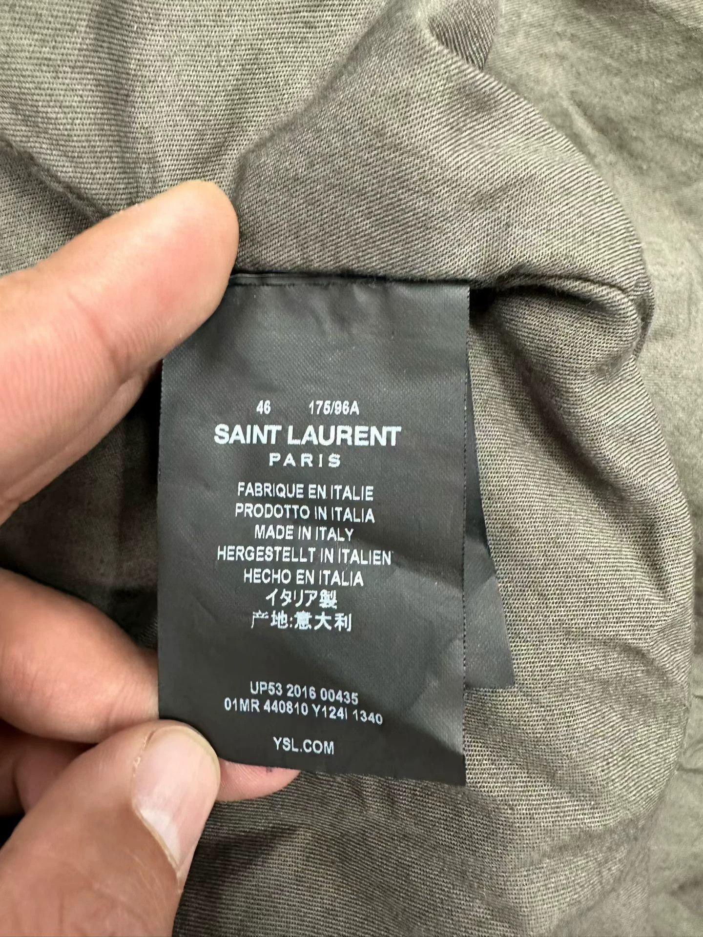 Saint Laurent Paris saint laurent paris Size US S / EU 44-46 / 1 - 3 Thumbnail