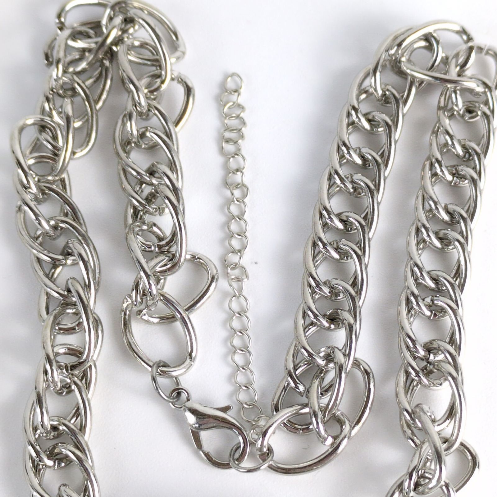 Other B'time Silvertone Smoky Crystal Statement 14" Chain Necklace Size ONE SIZE - 6 Thumbnail