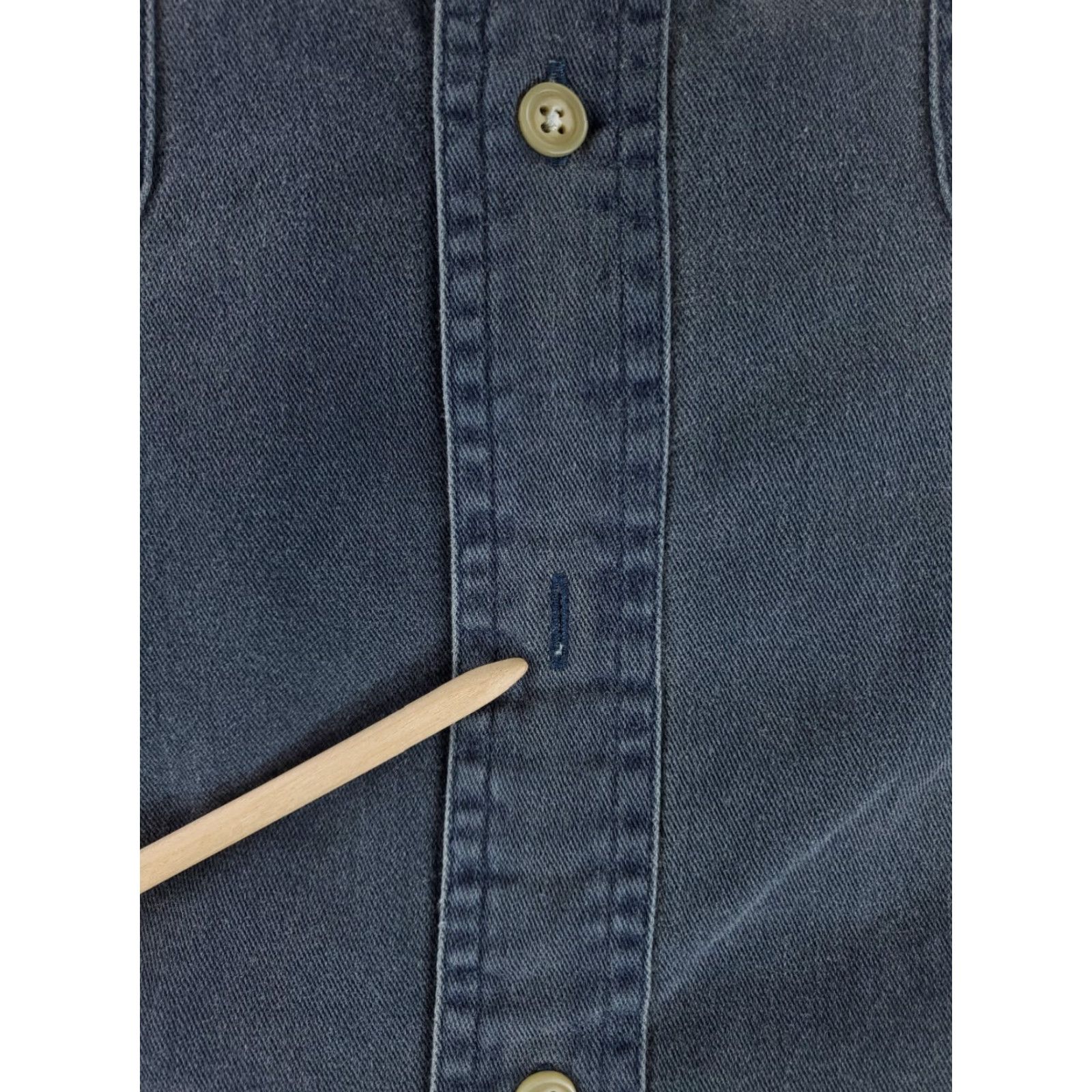 Brooks Brothers VINTAGE Brooks Brothers Button-Down Field Utility Shirt Mens L Blue Pockets Long Sleeve Size US L / EU 52-54 / 3 - 2 Thumbnail