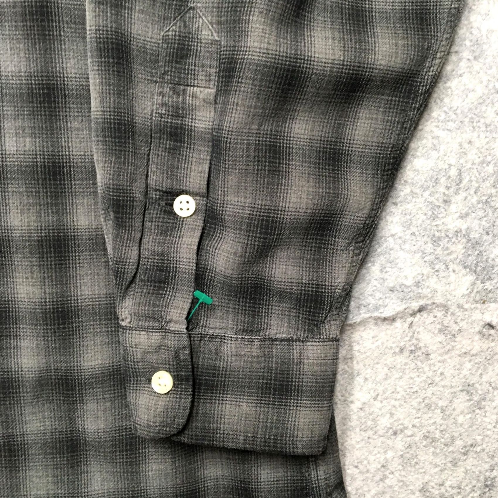 Ralph Lauren Ralph Lauren Shirt Mens 2XL Gray Plaid Long Sleeve Button-Down Silk Cotton Blake Classic Fit Size US XXL / EU 58 / 5 - 2 Thumbnail