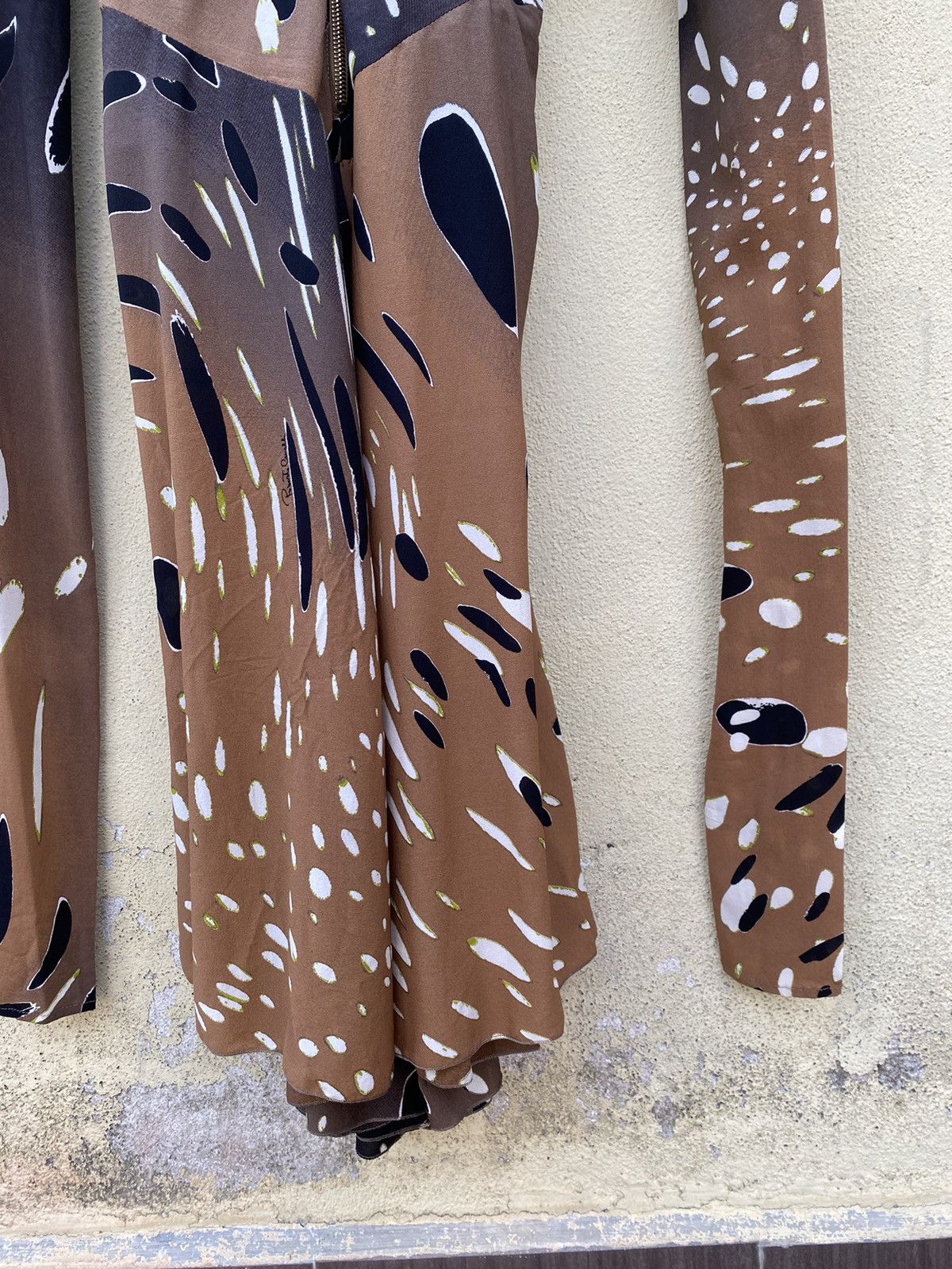 Roberto Cavalli brown silk dress Size M / US 6-8 / IT 42-44 - 5 Thumbnail