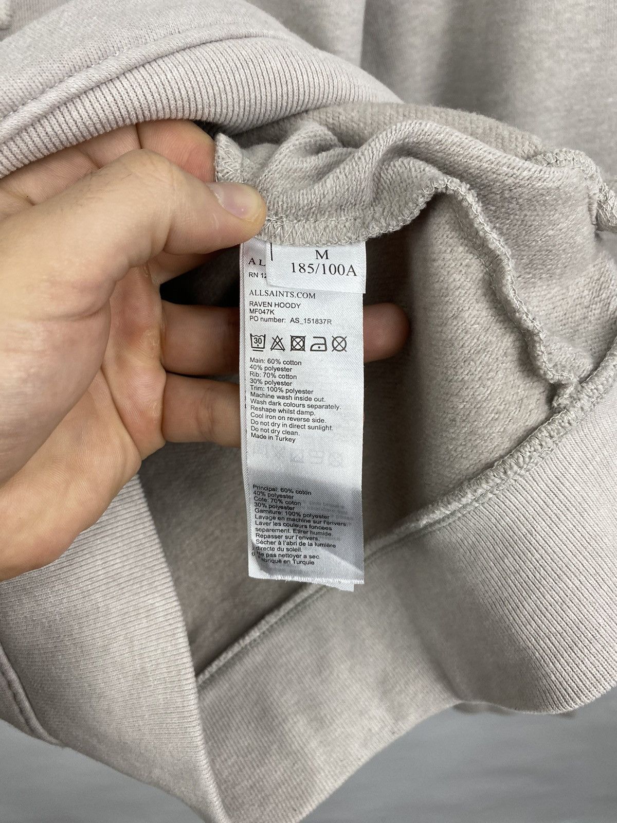 Allsaints 🇯🇵 Rare Allsaints Japan Style Zip Hoodie Retro Hype Y2K Size US M / EU 48-50 / 2 - 7 Thumbnail