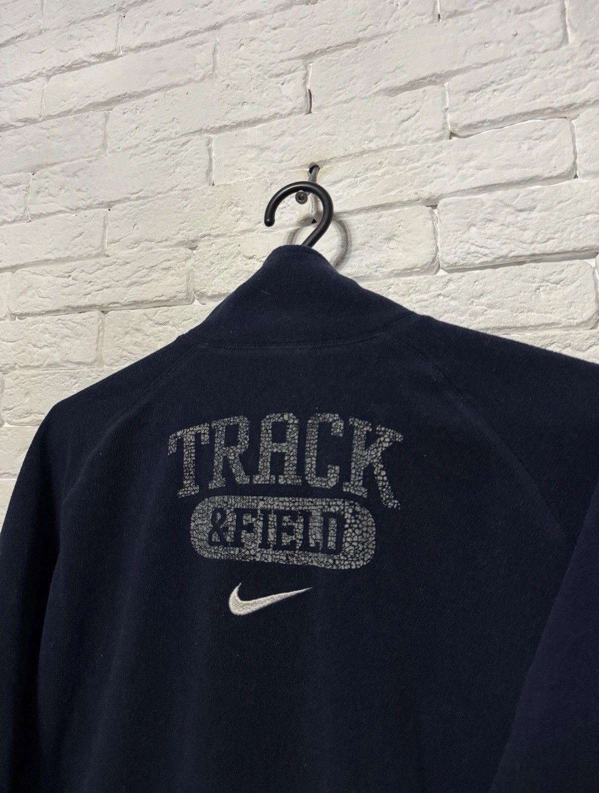 Nike Vintage Nike Fleece Sweatshirt Huge Graphic Print Full Zip Size US S / EU 44-46 / 1 - 9 Thumbnail