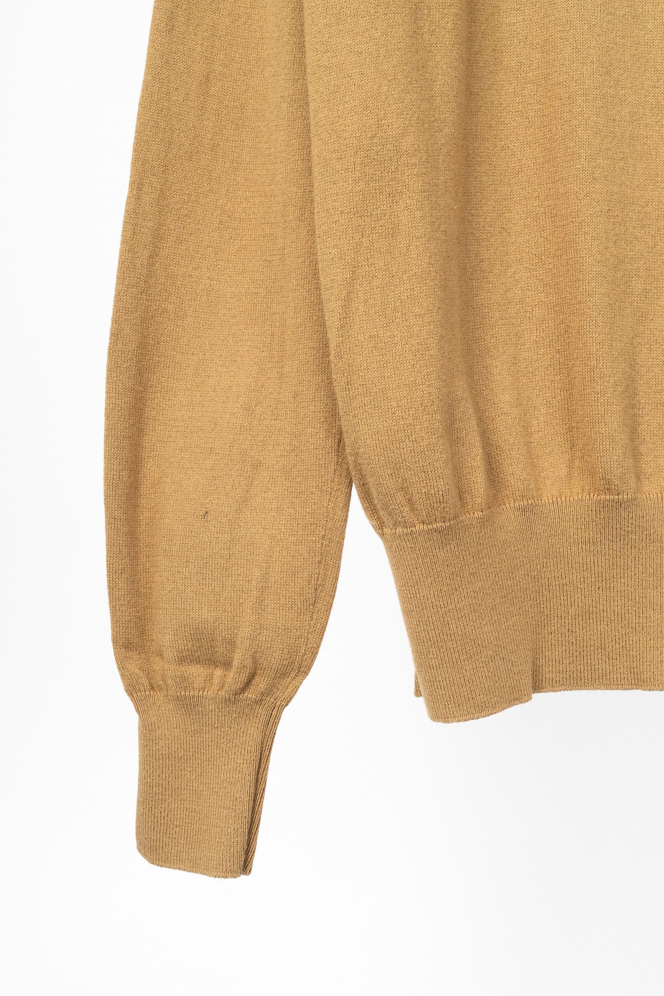 MM6 MM6 Maison Margiela Tan Cotton Piped Turtleneck Size M / US 6-8 / IT 42-44 - 6 Thumbnail