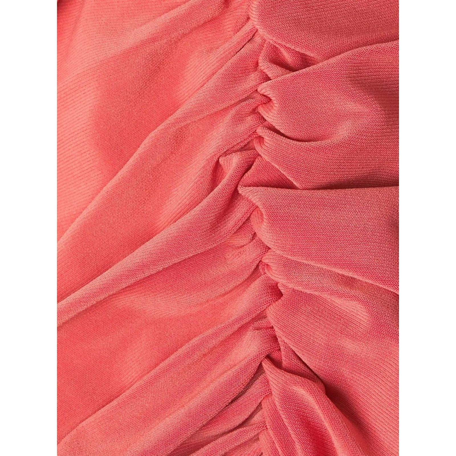 Norma Kamali Norma Kamali $215 Diana Ruched Dress Papaya XS 34 (sz 2) Size XS / US 0-2 / IT 36-38 - 10 Thumbnail