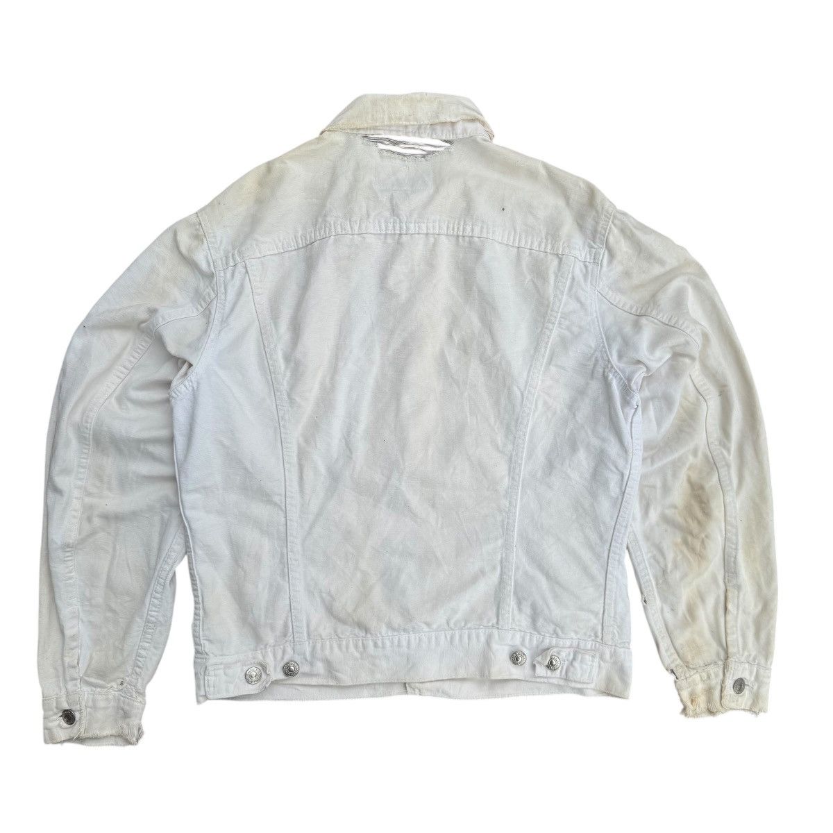 Levi's Vintage Ditressed Levis Denim Jacket Size US M / EU 48-50 / 2 - 5 Thumbnail