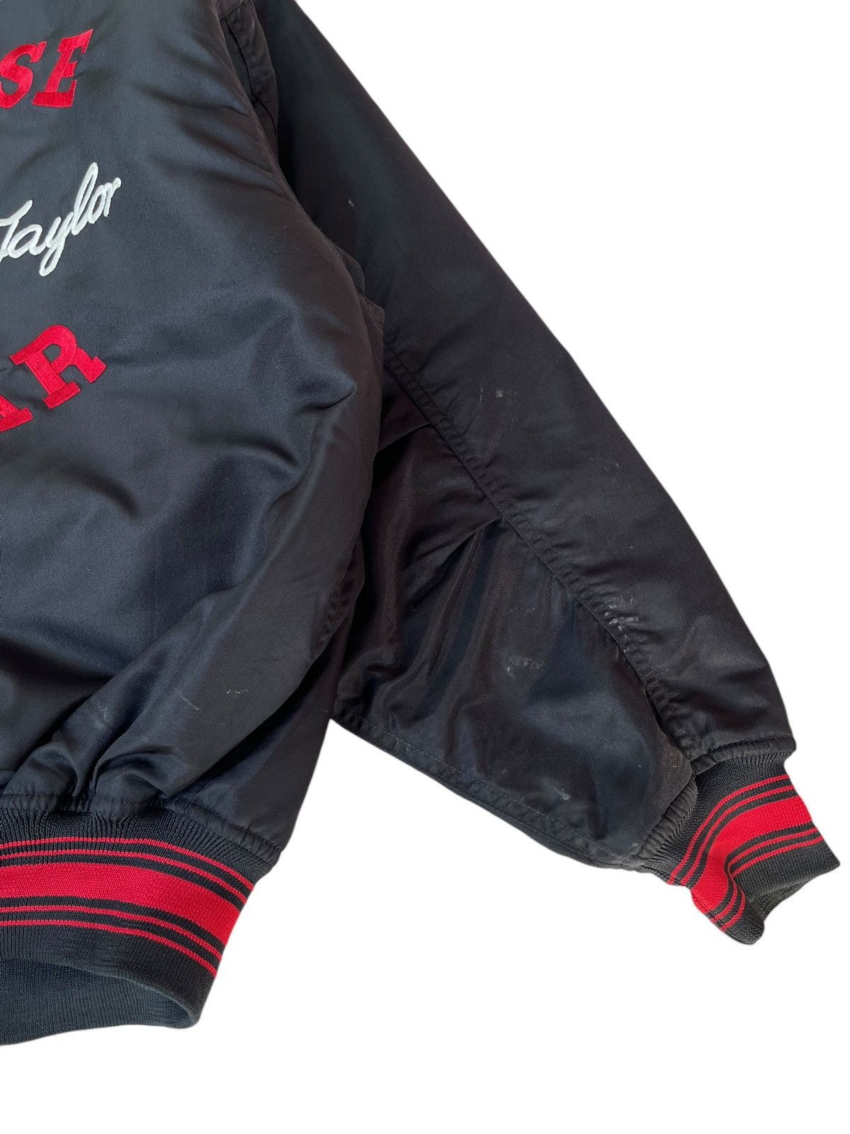 Converse × Vintage VTG Converse Bomber Jacket Black Size US M / EU 48-50 / 2 - 5 Thumbnail