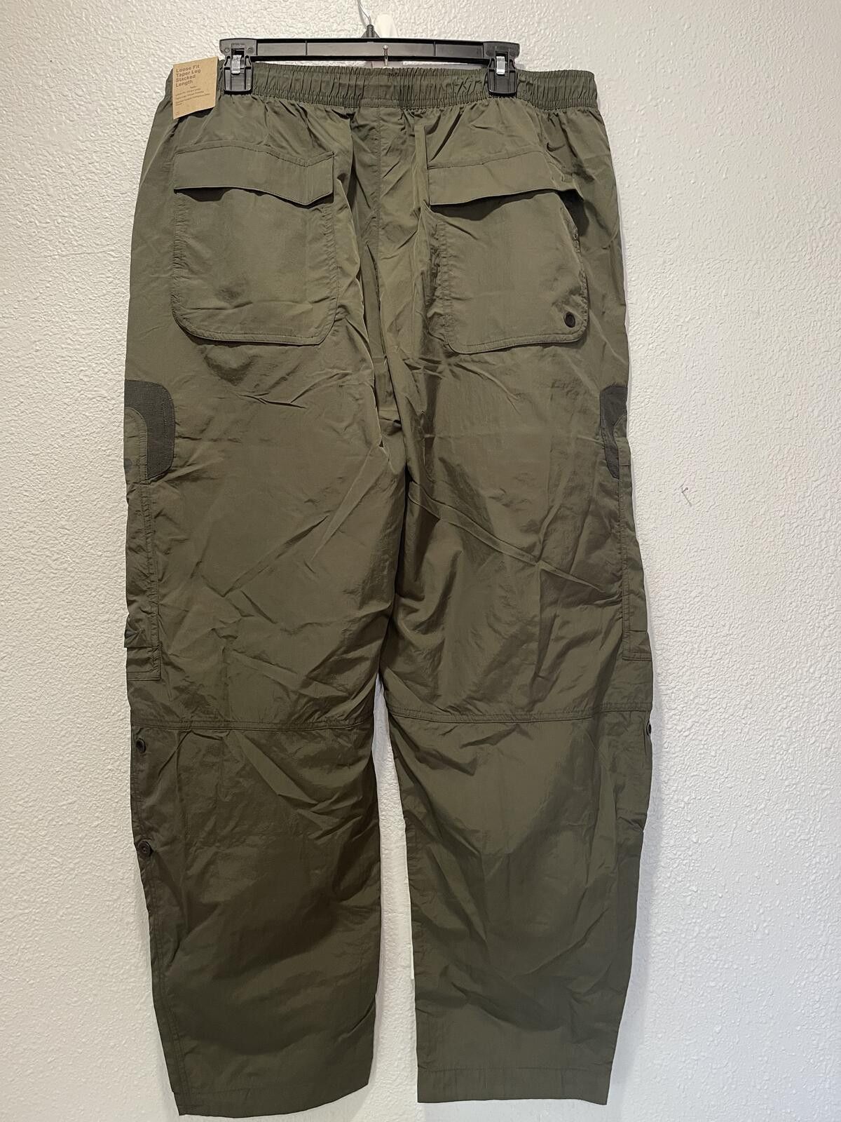 Nike Nike Men's Olive Green Cargo Pants Size L Size US 34 / EU 50 - 2 Thumbnail
