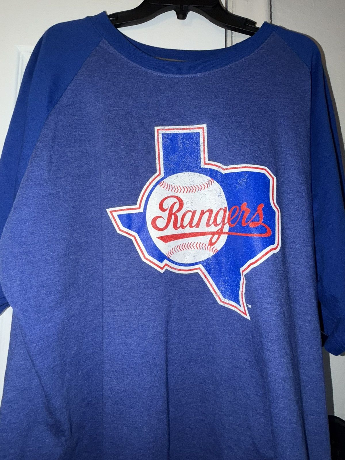 MLB MLB Baseball Stitches Texas Rangers T Shirt Men Size 3XL Size US XXL / EU 58 / 5 - 6 Thumbnail