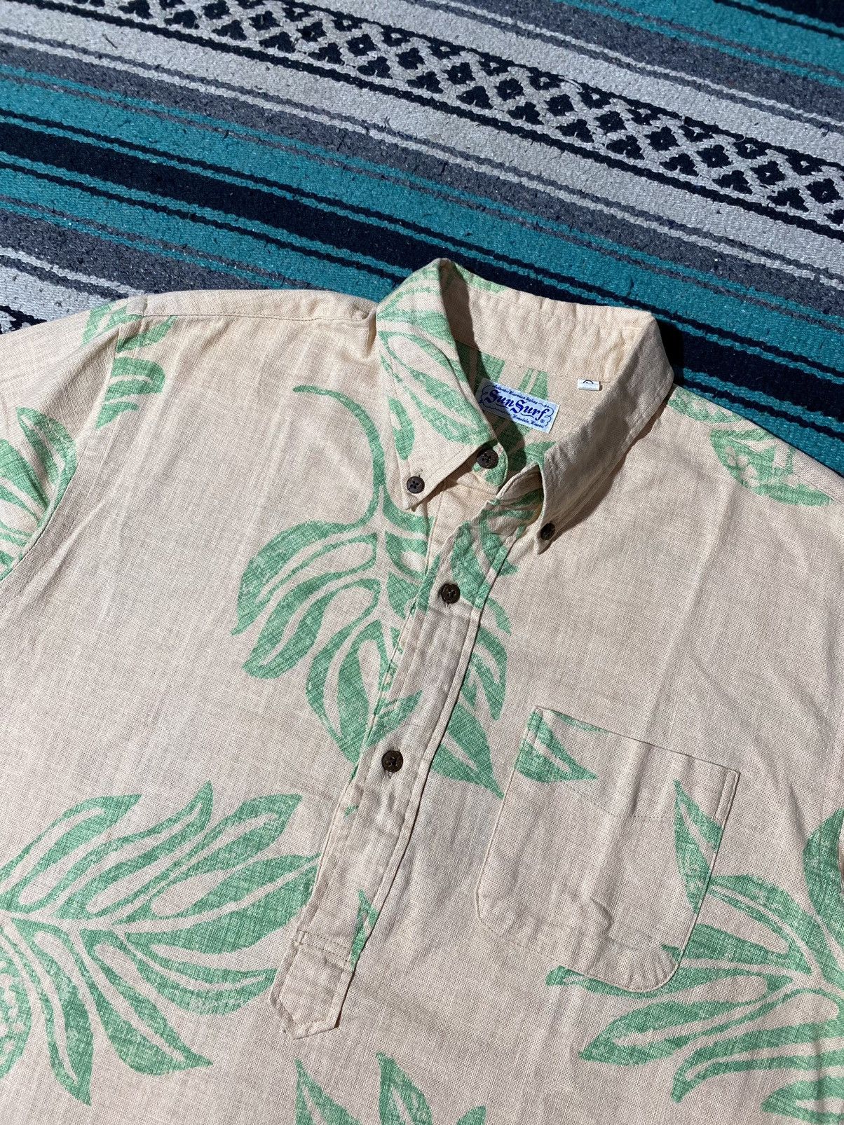 Sun Surf × Toyo Enterprises Sun Surf Toyo Enterprise Half Button Hawaii Shirt Size US L / EU 52-54 / 3 - 6 Thumbnail