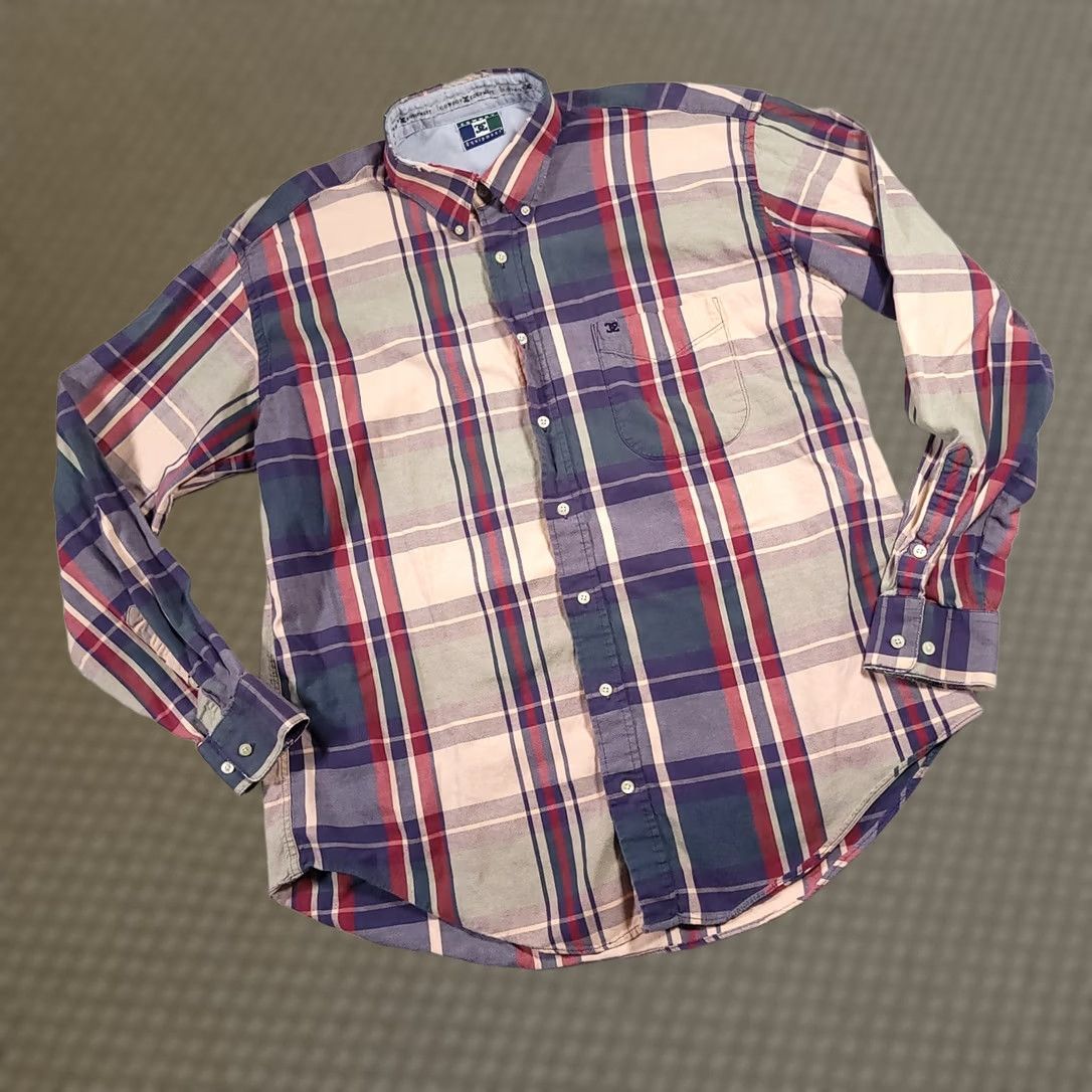 Equipment VINTAGE Cowboy Equipment Shirt Large Plaid Long Sleeve Button Down Pocket Mens Size US L / EU 52-54 / 3 - 1 Thumbnail