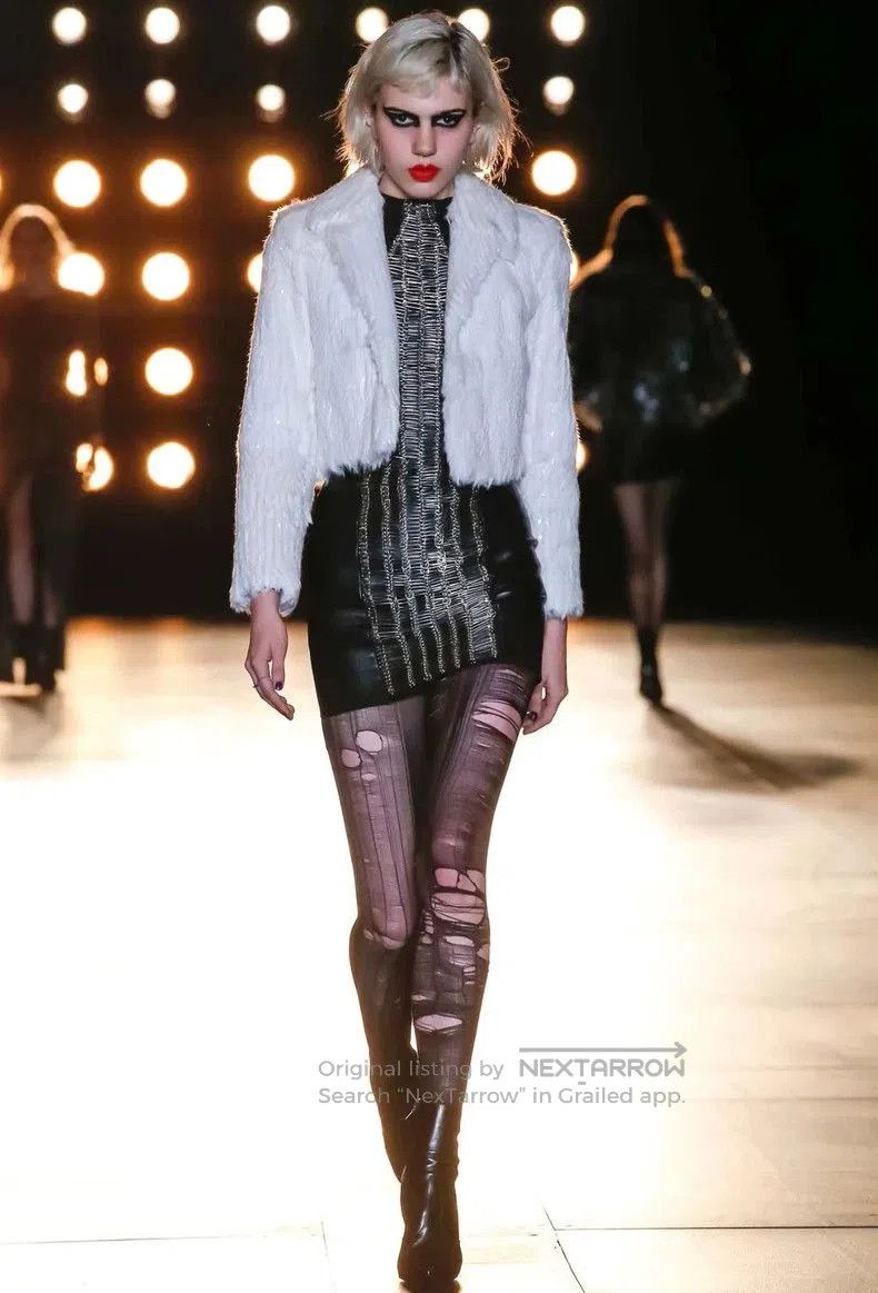 Saint Laurent Paris Saint Laurent Rabbit Fur Short Coat. Size US S / EU 44-46 / 1 - 8 Thumbnail