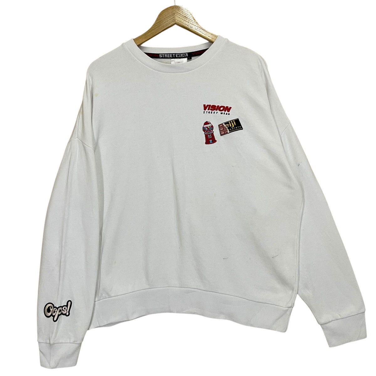 Vision Streetwear Vision Streetwear Crewneck Sweatshirt Baggy Size L Size US L / EU 52-54 / 3 - 1 Thumbnail