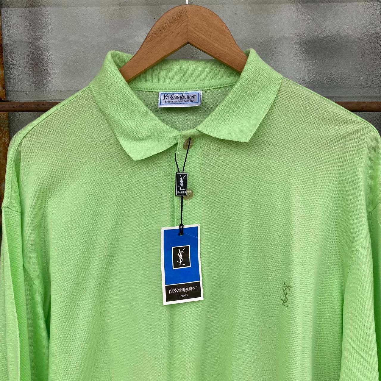 Yves Saint Laurent YSL YVES SAINT LAURENT VINTAGE POLO NWT MADE IN ITALY Size US M / EU 48-50 / 2 - 2 Thumbnail