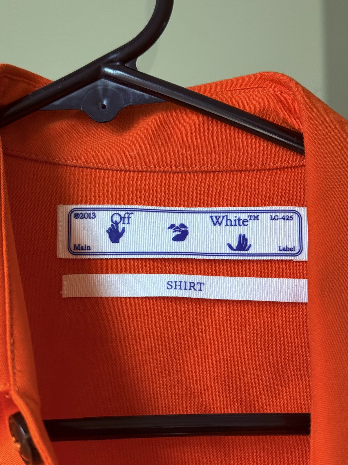 Off-White Off-White Orange Workwear Overshirt Jacket Size US M / EU 48-50 / 2 - 7 Thumbnail