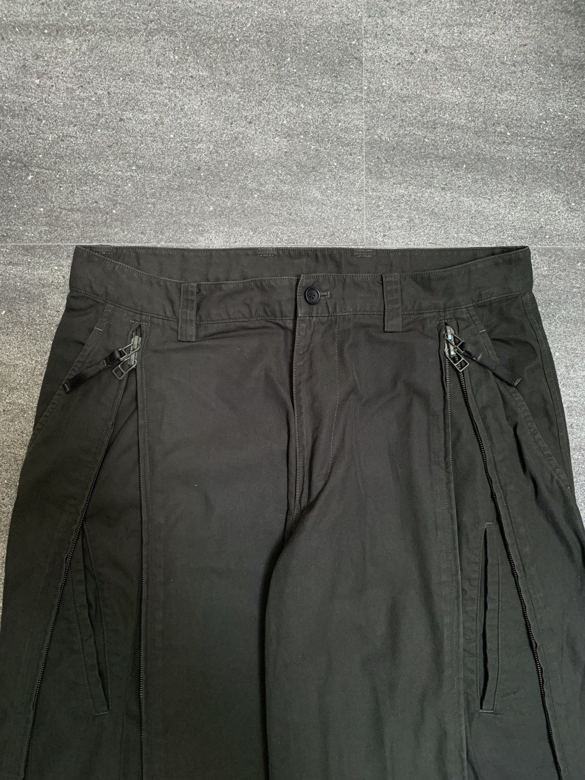 Issey Miyake 2000s Double Zip Wideleg Pants Size US 30 / EU 46 - 6 Thumbnail