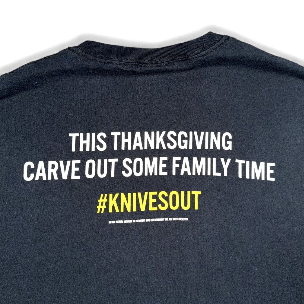 Fruit Of The Loom Knives Out Shirt Adult 2XL Black Movie Promo AMC Theater Swag Film Size US XXL / EU 58 / 5 - 4 Thumbnail