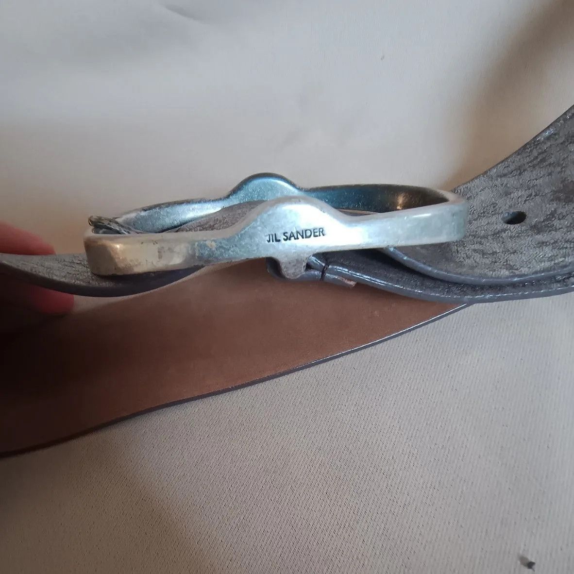 Jil Sander Silver belt Size ONE SIZE - 2 Thumbnail