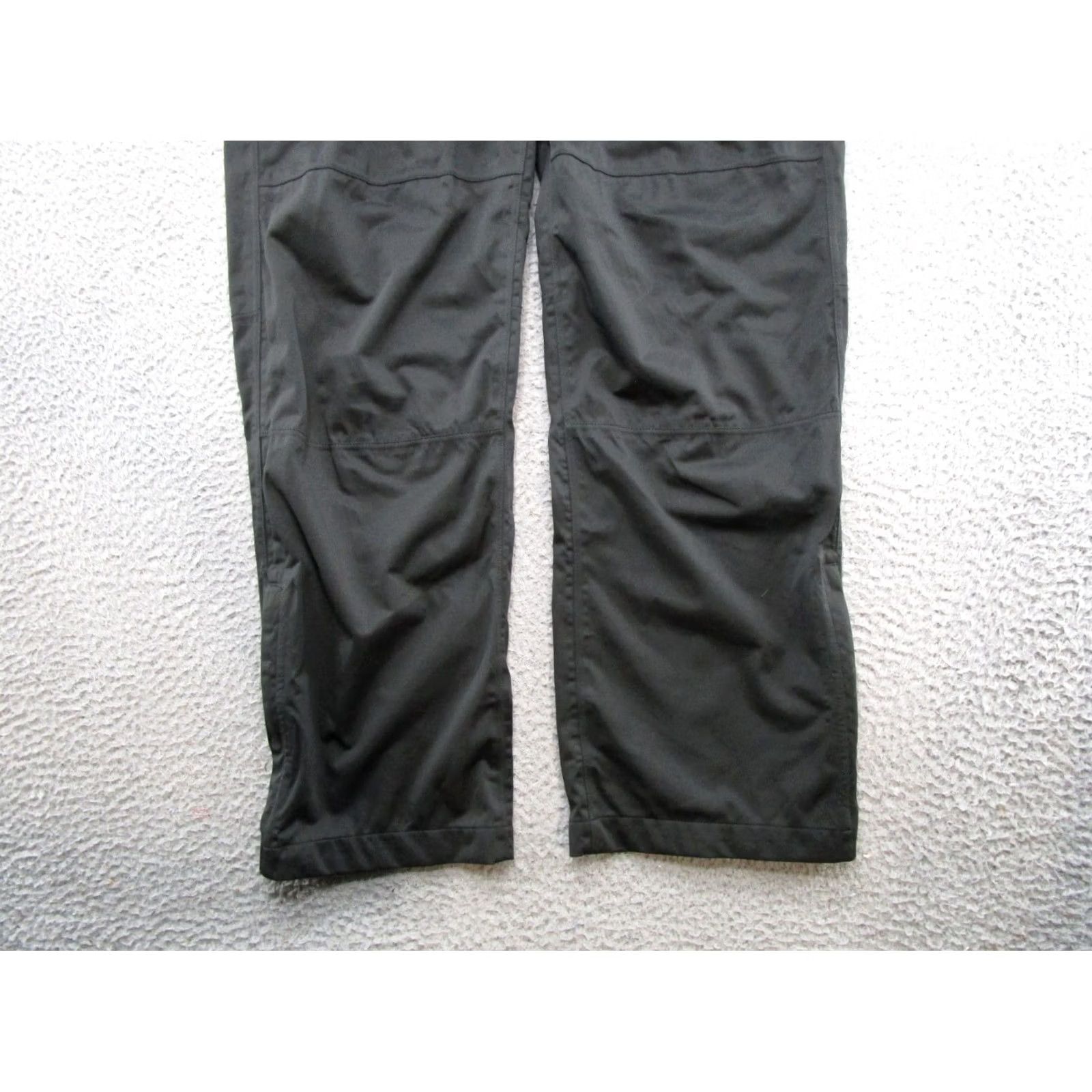 Vintage Cabela's Windbreaker Pants Mens Size M Ankle Zip Elastic Waist Cargo Pocket Black Polyester Size US 31 - 2 Thumbnail