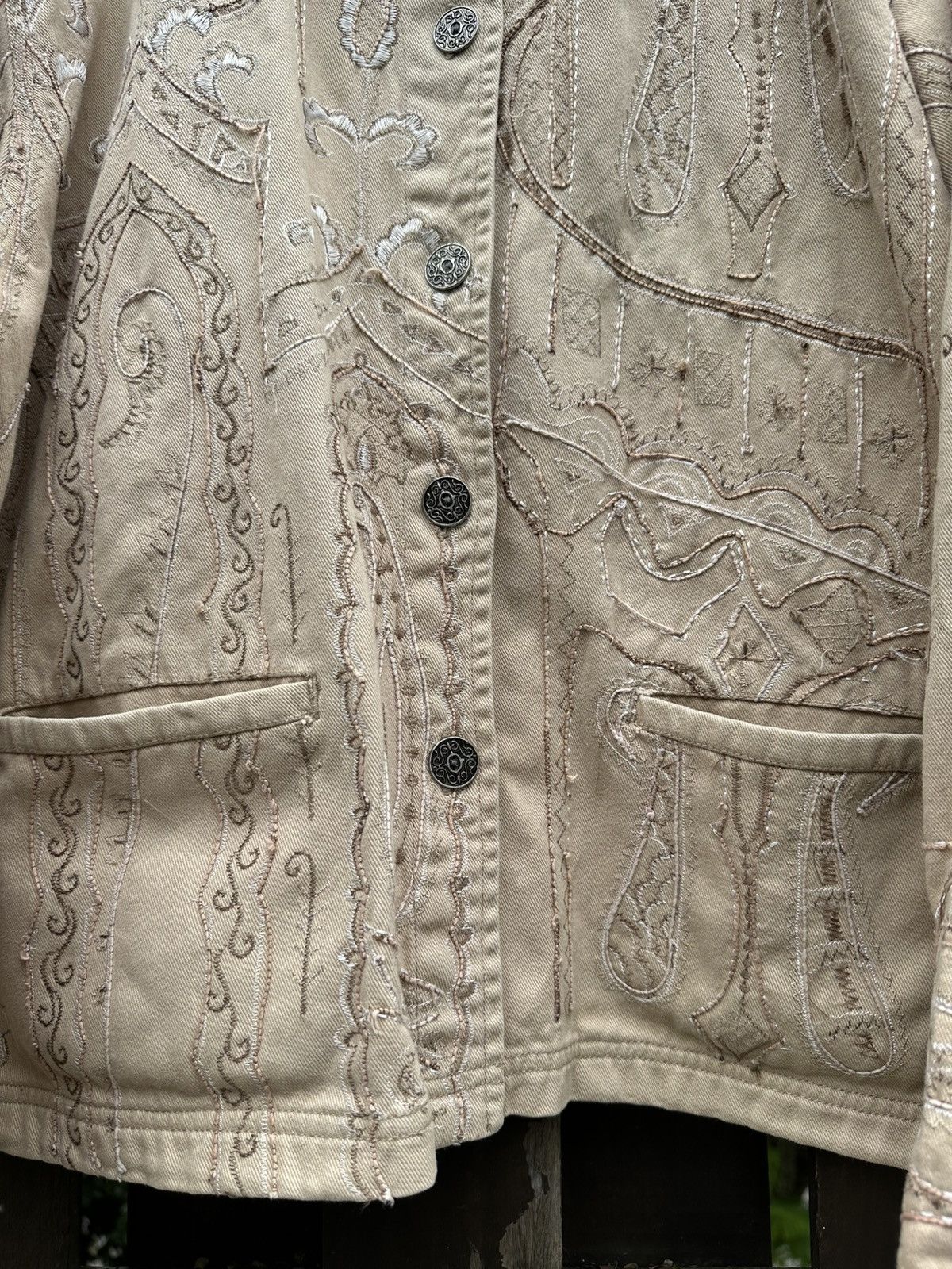 Chicos × Vintage 80s Chicos Design Full Embroidery Jacket Size US M / EU 48-50 / 2 - 7 Thumbnail