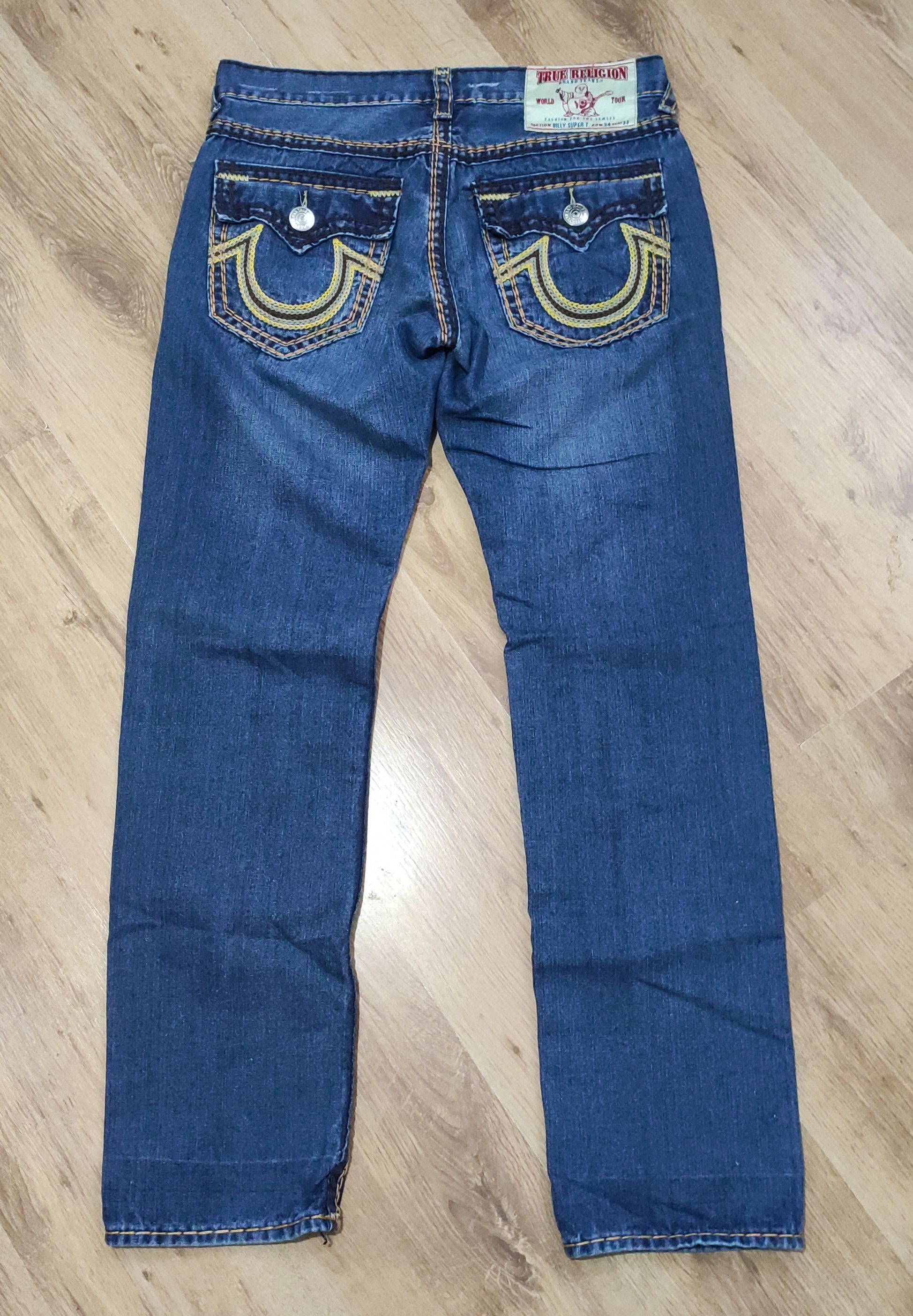 True Religion × Vintage Men's vintage Y2K True Religion Billy Super T size 34/33 Size US 34 / EU 50 - 1 Thumbnail