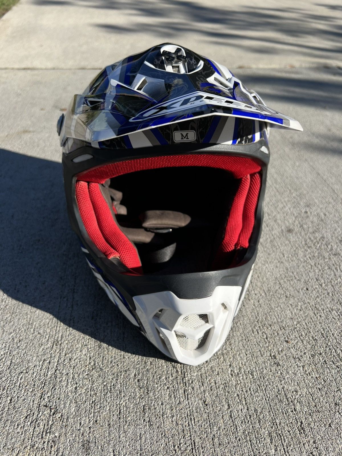 Vintage Y2K 2000’s VTG Vintage XSpeed Helmets Motorcycle Goth Helmet Size ONE SIZE - 3 Thumbnail