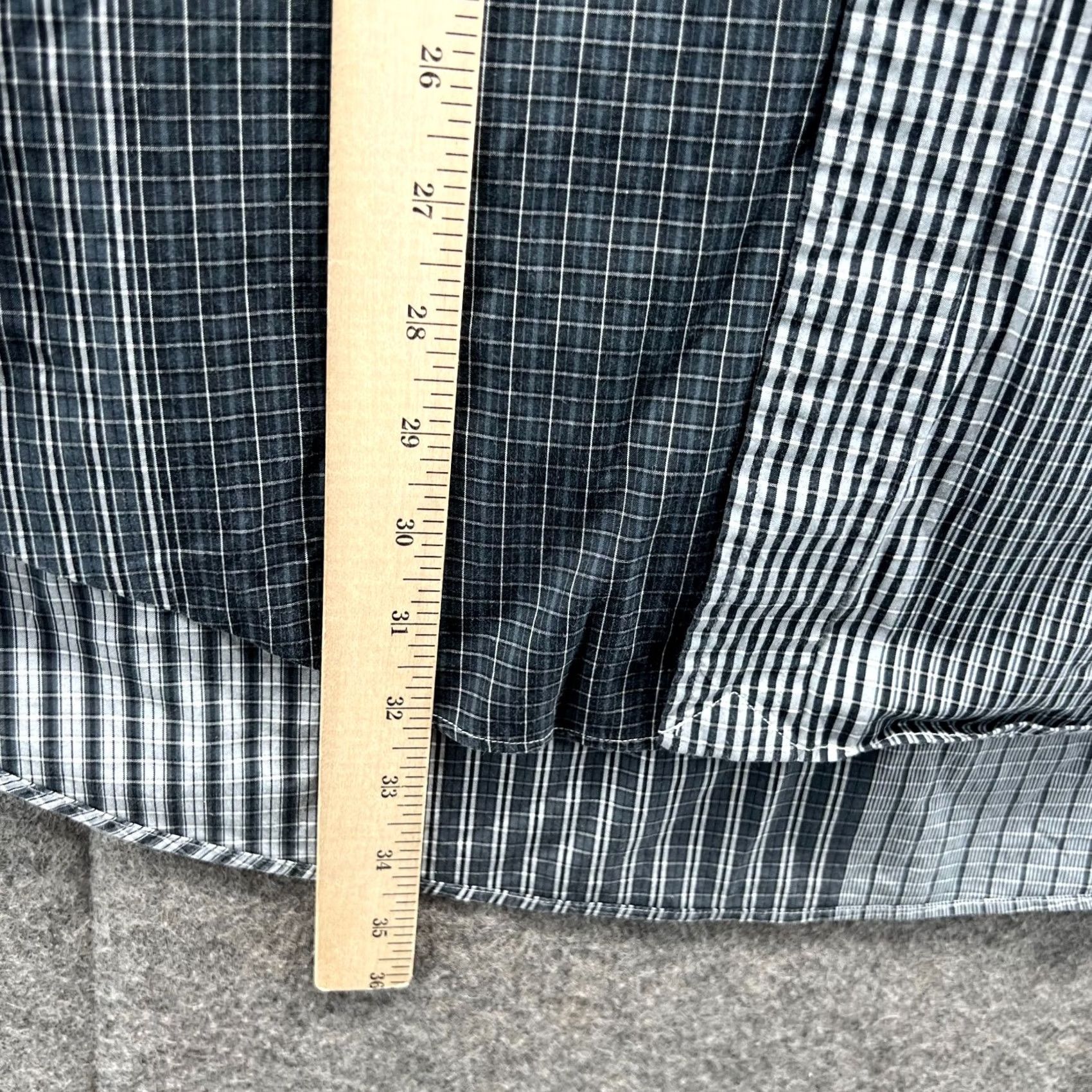 Polo Ralph Lauren VINTAGE Polo Ralph Lauren Shirt Mens 16 Gray Button-Down Striped 90s Classic Button-Up Size US L / EU 52-54 / 3 - 5 Thumbnail