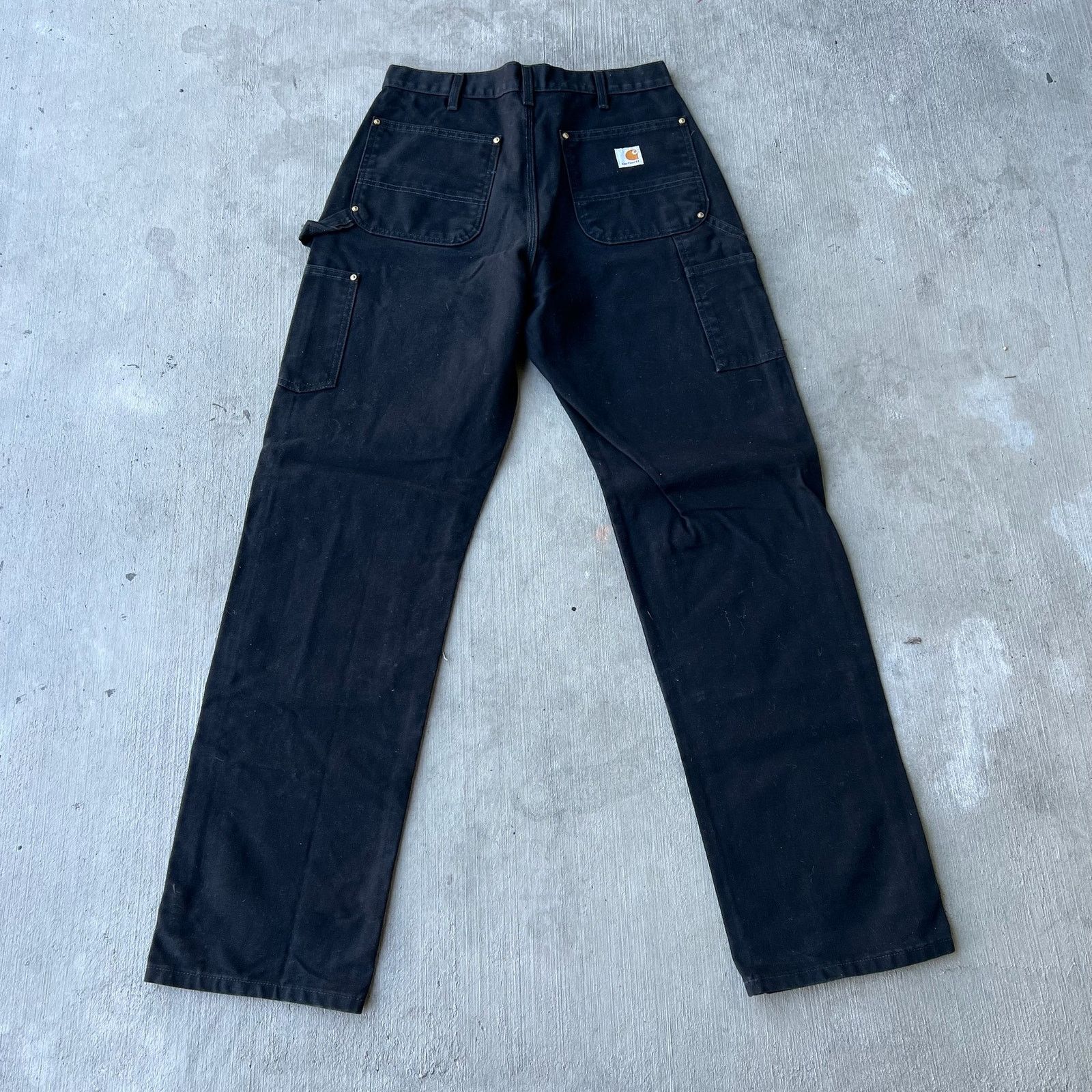 Carhartt × Vintage Carhartt black double knee work wear carpenter pants Size US 31 - 4 Thumbnail