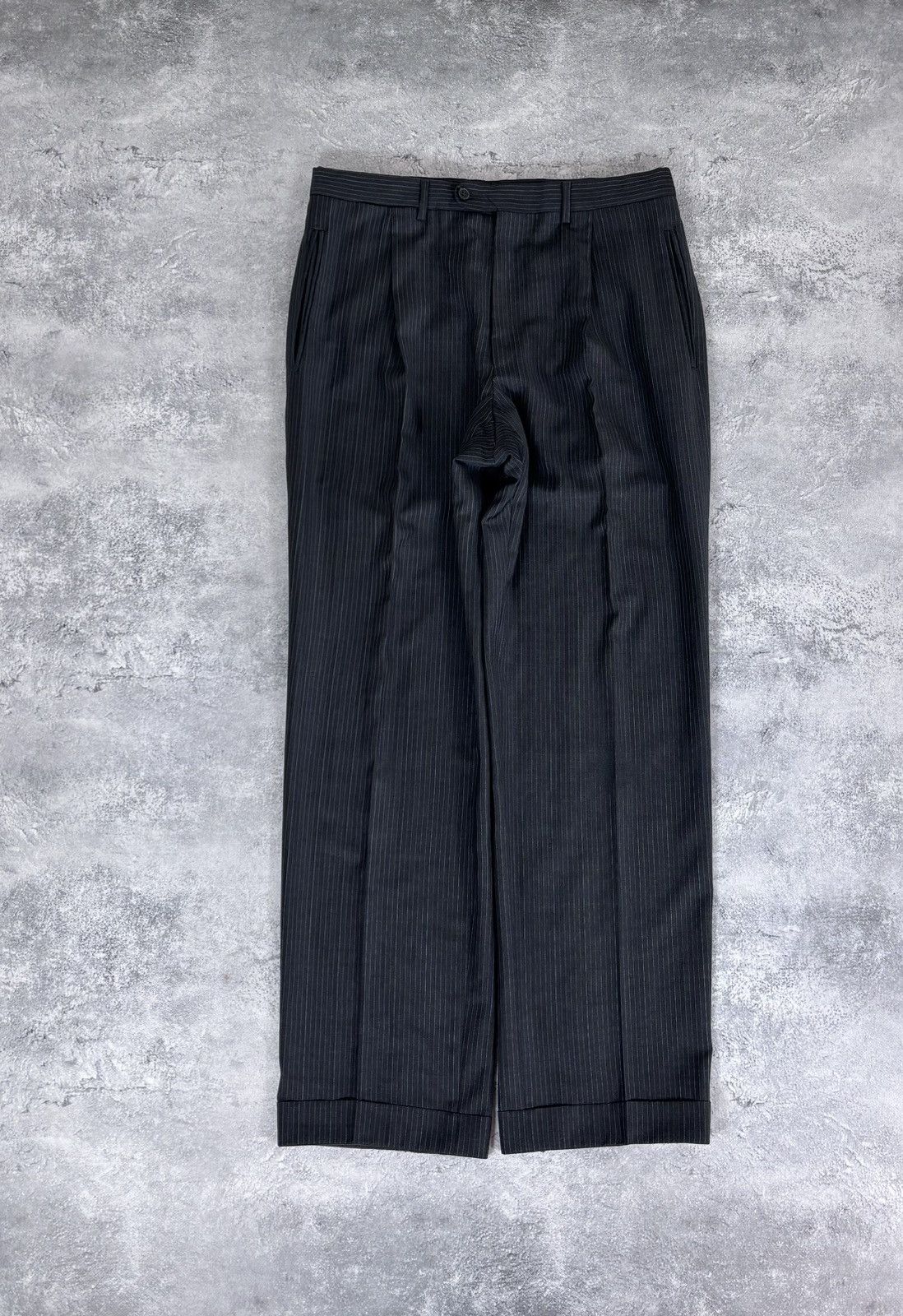 Ermenegildo Zegna Ermenegildo Zegna Trofeo Men’s 2-Piece Grey Wool Suit Size 42R - 13 Thumbnail