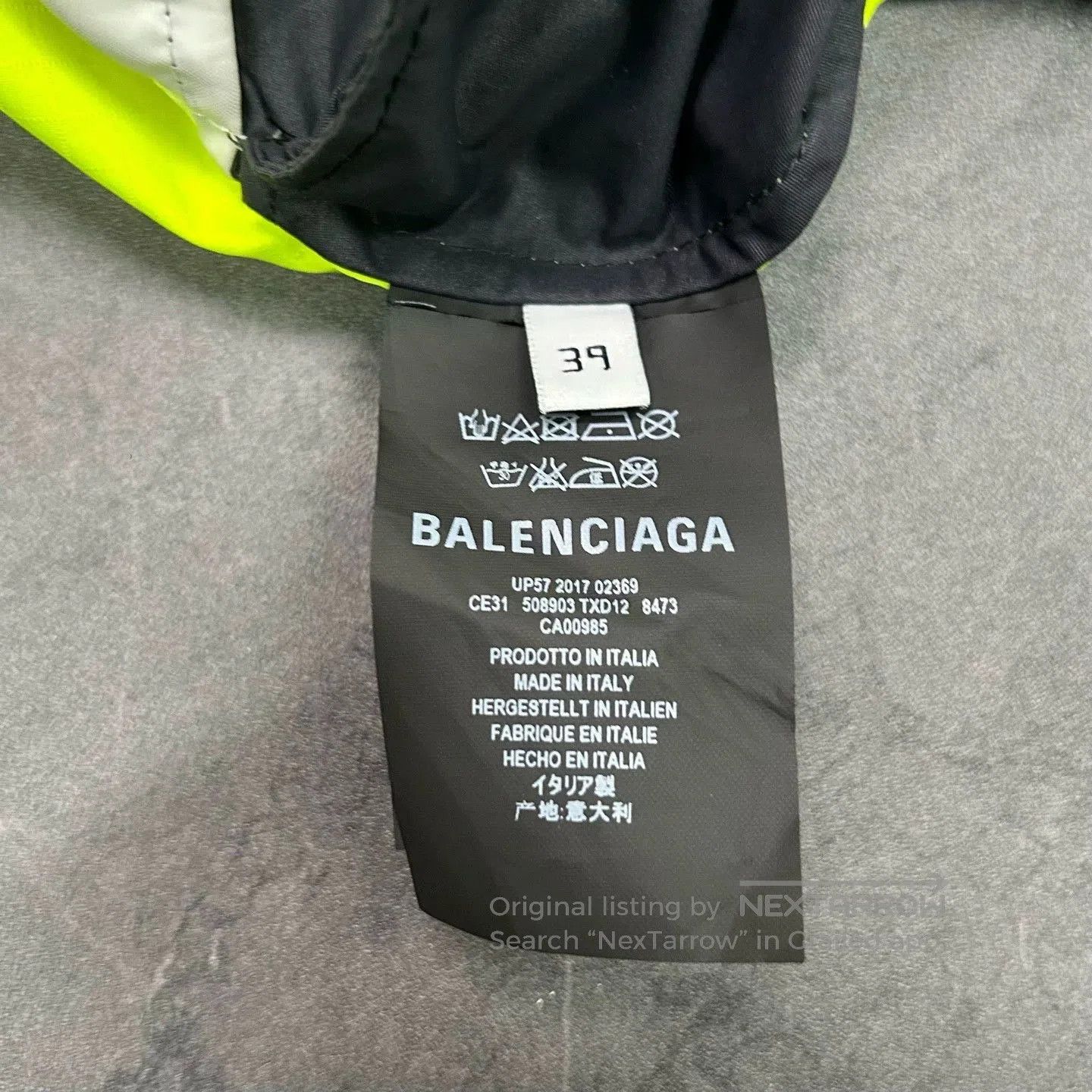 Balenciaga Balenciaga Fluorescent Yellow Windbreaker. Size US M / EU 48-50 / 2 - 7 Thumbnail