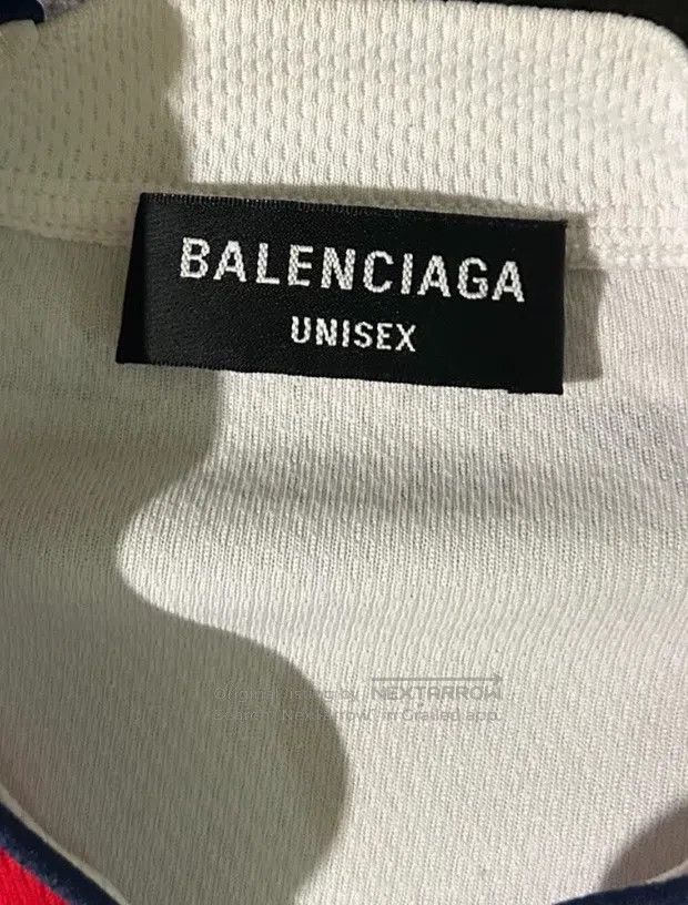 Balenciaga Balenciaga Hockey Jersey Red and White Size US XS / EU 42 / 0 - 4 Thumbnail