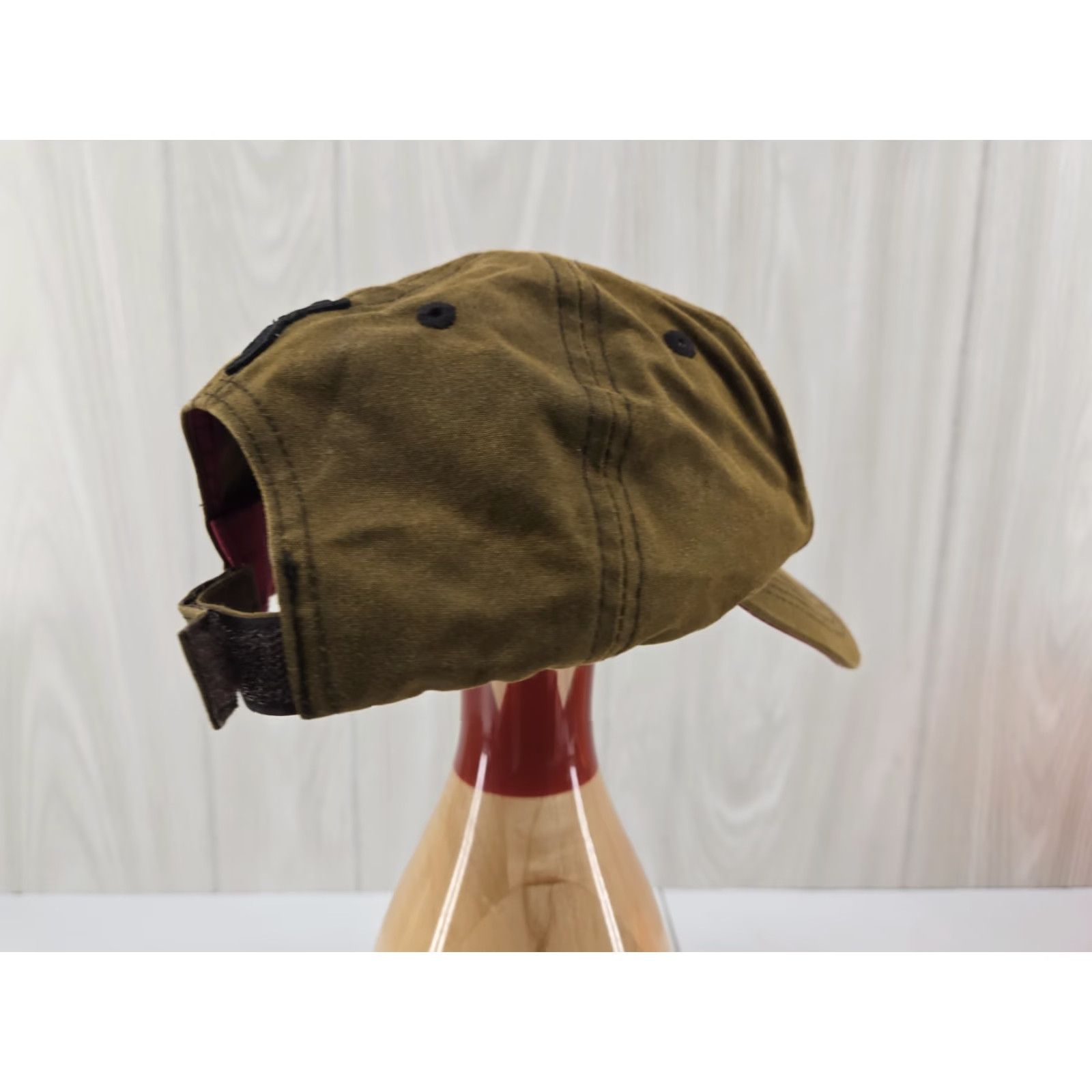 Vintage Browning Hat Cap Strap Back Brown American Flag Patch Embroidered Canvas Mens Baseball Cap Adjustable Strap Back USA Hunting Outdoor Patriotic Mens Size ONE SIZE - 6 Thumbnail