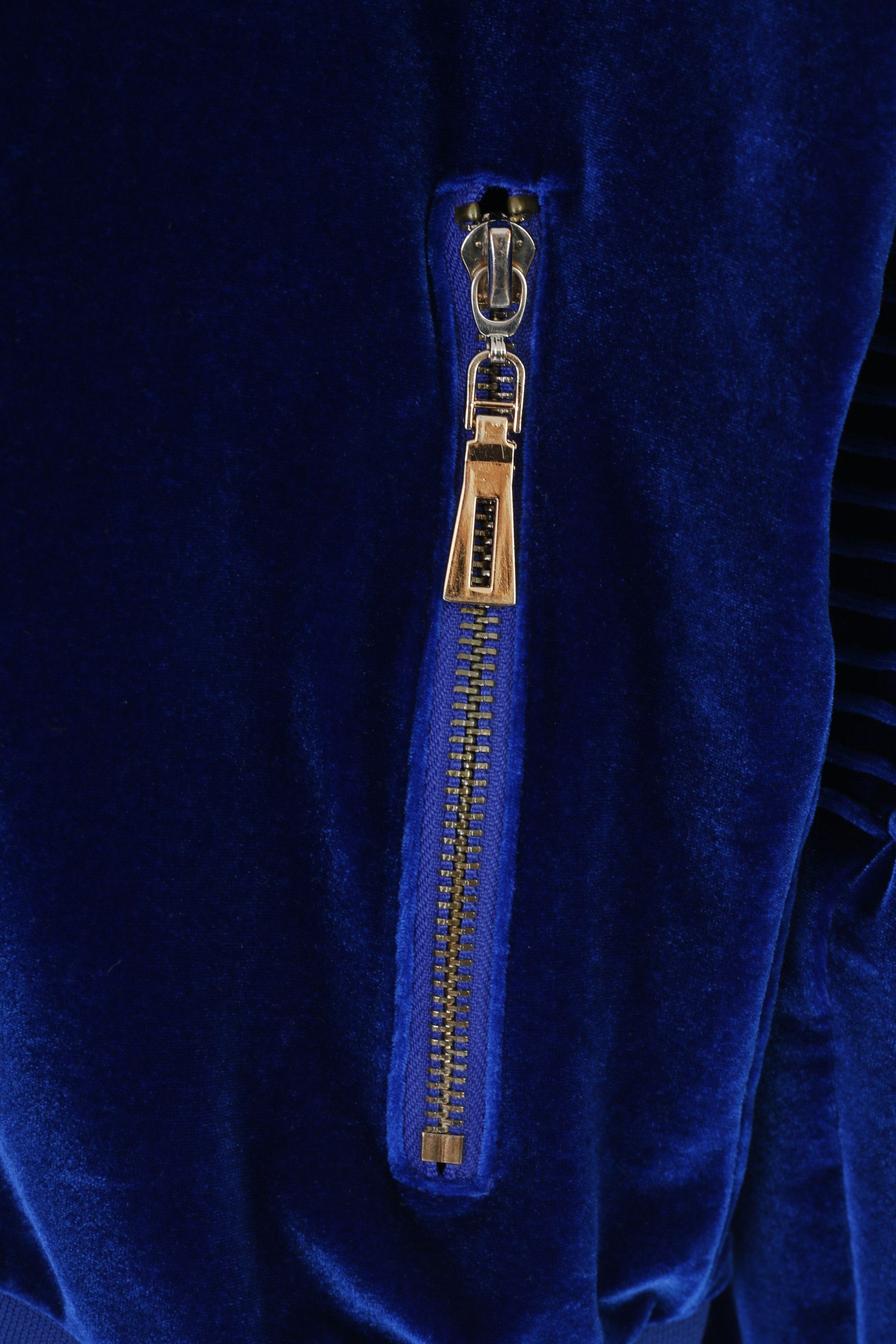 Velvet Velvet Woman L Sweatshirt Navy Full Zipper 10546 Size L / US 10 / IT 46 - 4 Thumbnail
