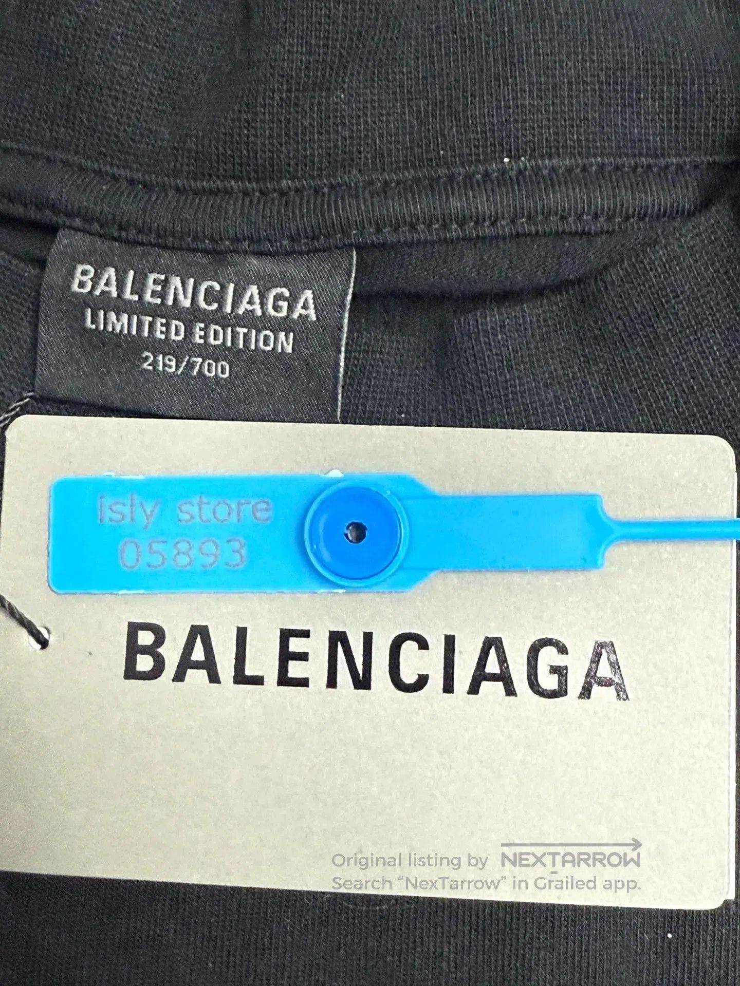 Balenciaga Balenciaga Logo Print Loose Long-Sleeve T-Shirt. Size XS / US 0-2 / IT 36-38 - 4 Thumbnail