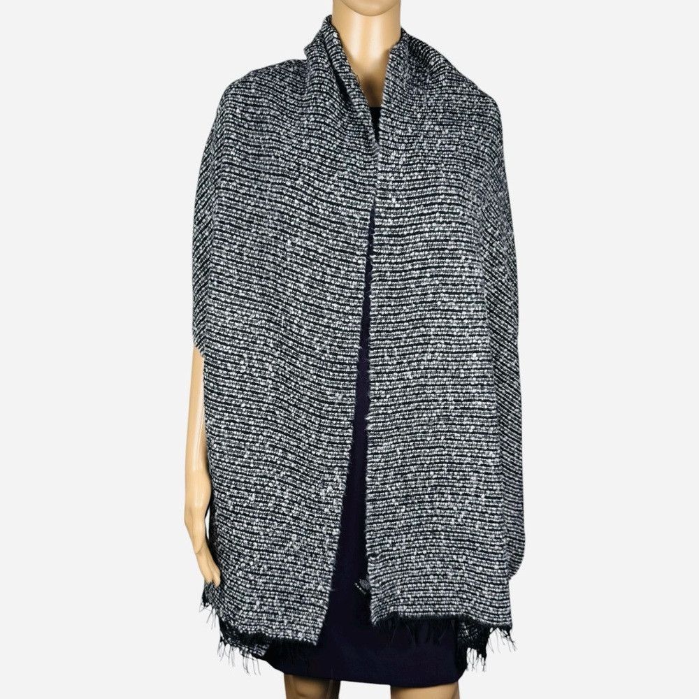 Theory Theory Boucle Fringe Made In Italy Scarf Size 19 x 76 Size ONE SIZE - 4 Thumbnail