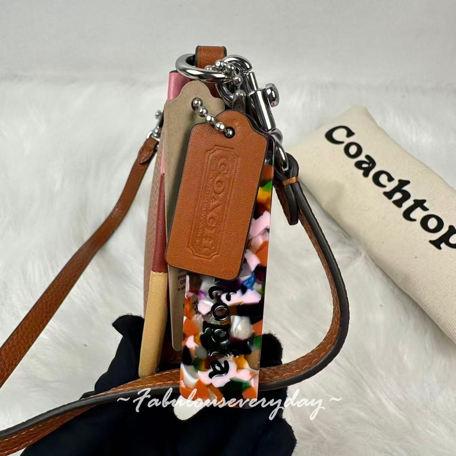 Coach Coach Small Wavy Shoulder Coachtopia LeatherColorful Binding Size ONE SIZE - 6 Thumbnail