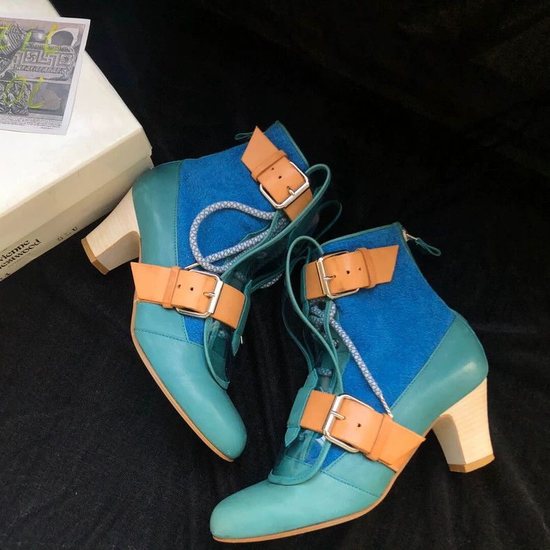 Vivienne Westwood Vivienne Westwood Rare laced ankle boots with high heels Size US 4.5 / IT 34.5 - 1 Thumbnail