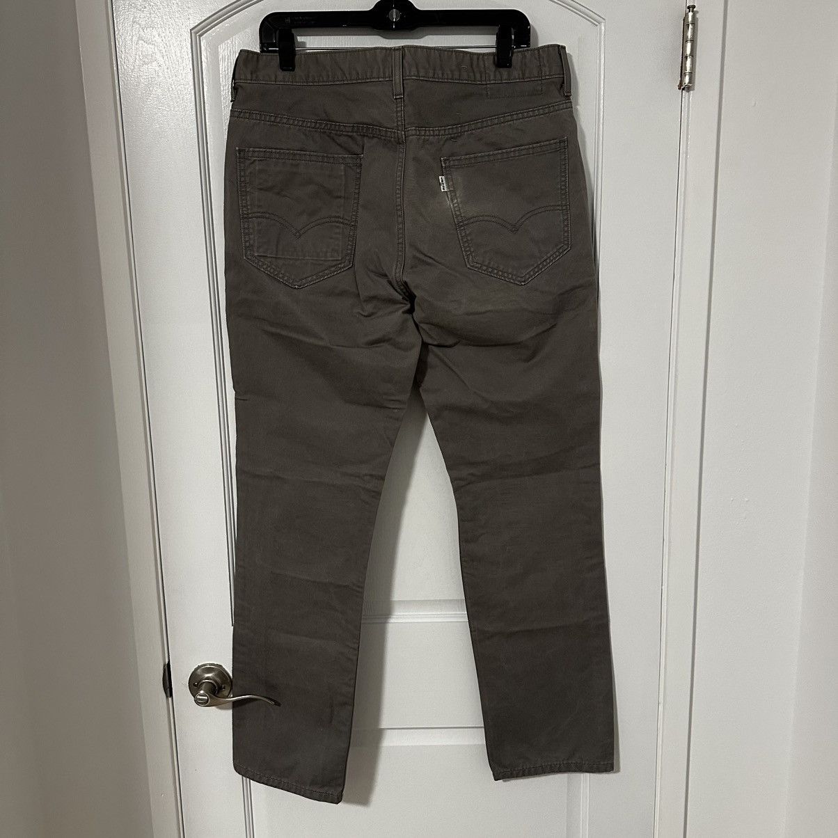 Levi's Levi's 511 Slim Fit Hybrid Chino Trouser Pants, Grey, 36x32 Size US 36 / EU 52 - 3 Thumbnail