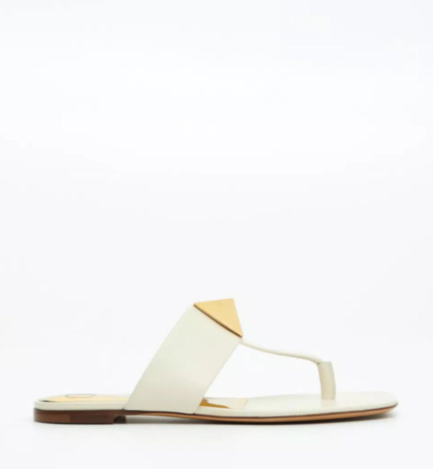 Other Valentino One Stud Flat Thong Sandal Size US 7.5 / IT 37.5 - 1 Thumbnail